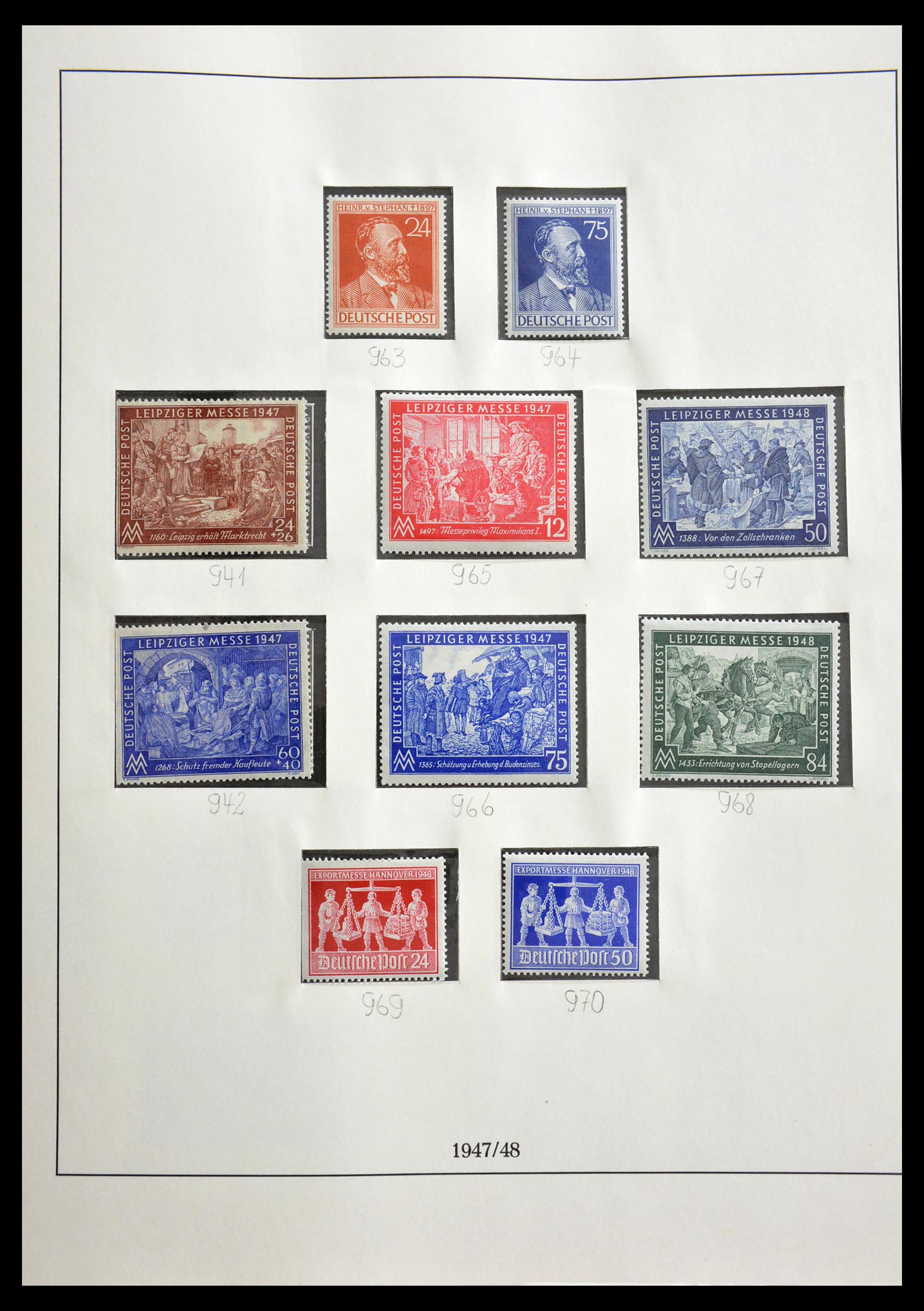 29259 003 - 29259 Bundespost and Zones 1945-1970.