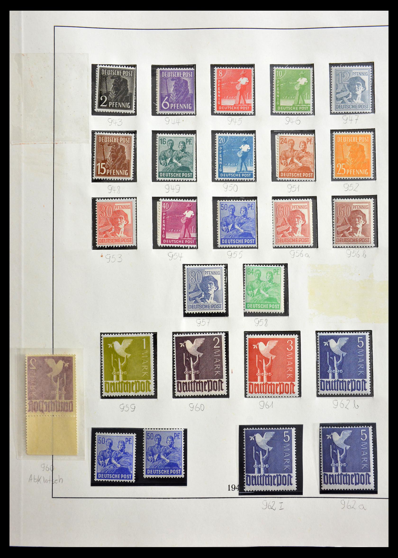 29259 004 - 29259 Bundespost en Zones 1945-1970.