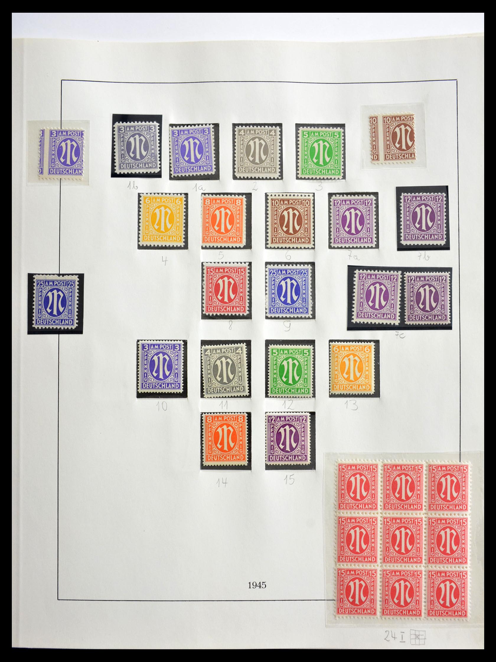 29259 007 - 29259 Bundespost and Zones 1945-1970.