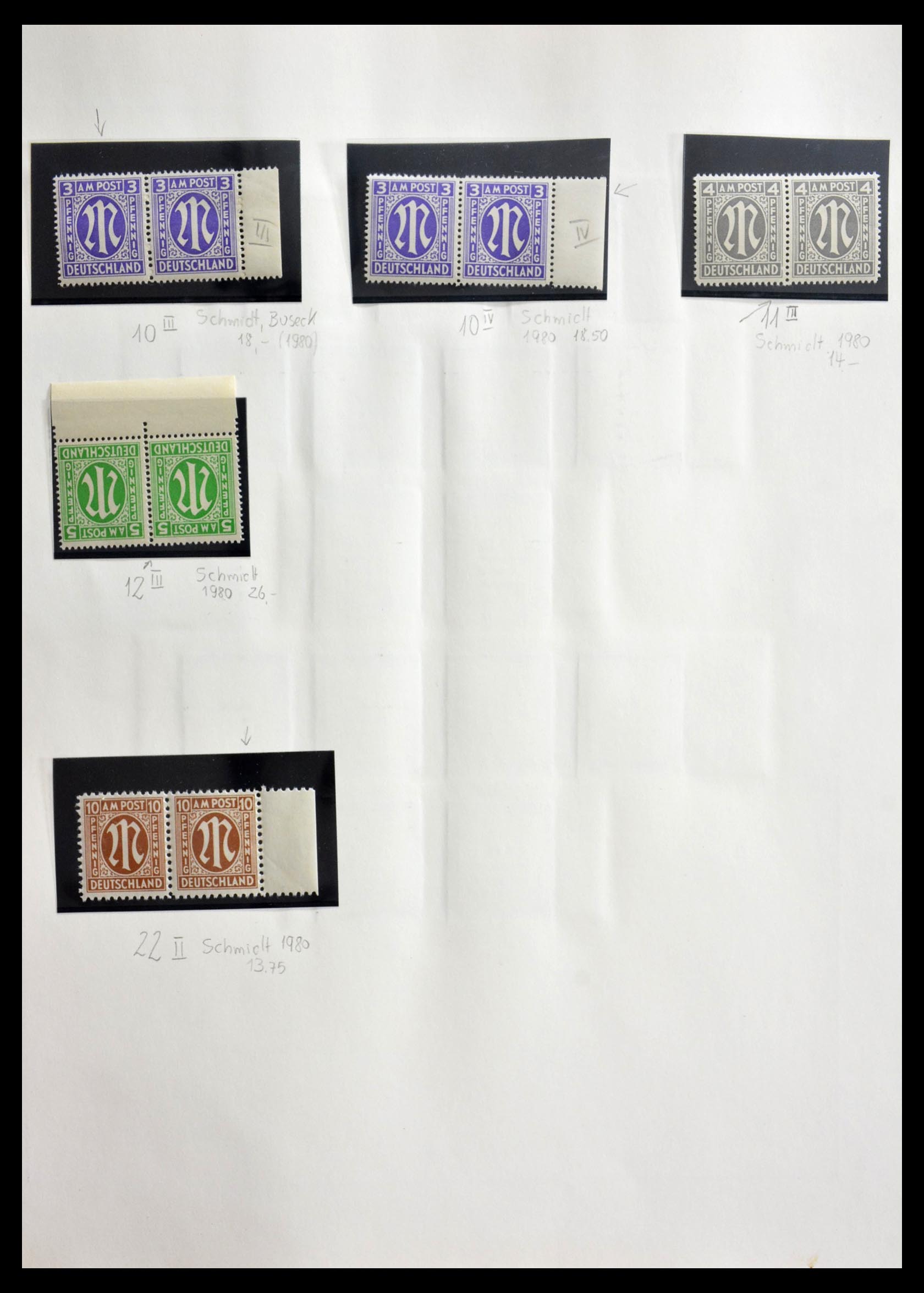 29259 008 - 29259 Bundespost and Zones 1945-1970.