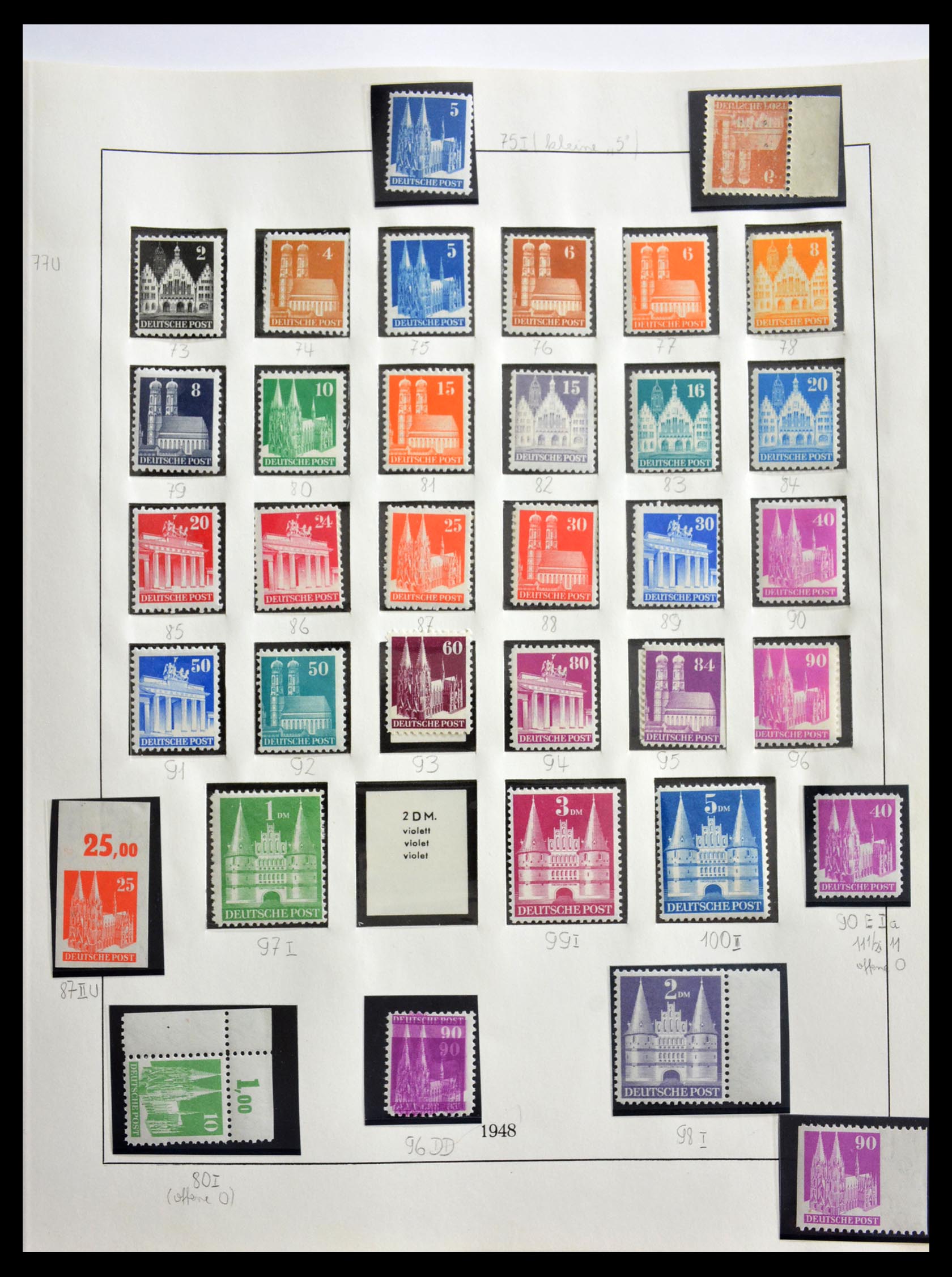 29259 014 - 29259 Bundespost en Zones 1945-1970.