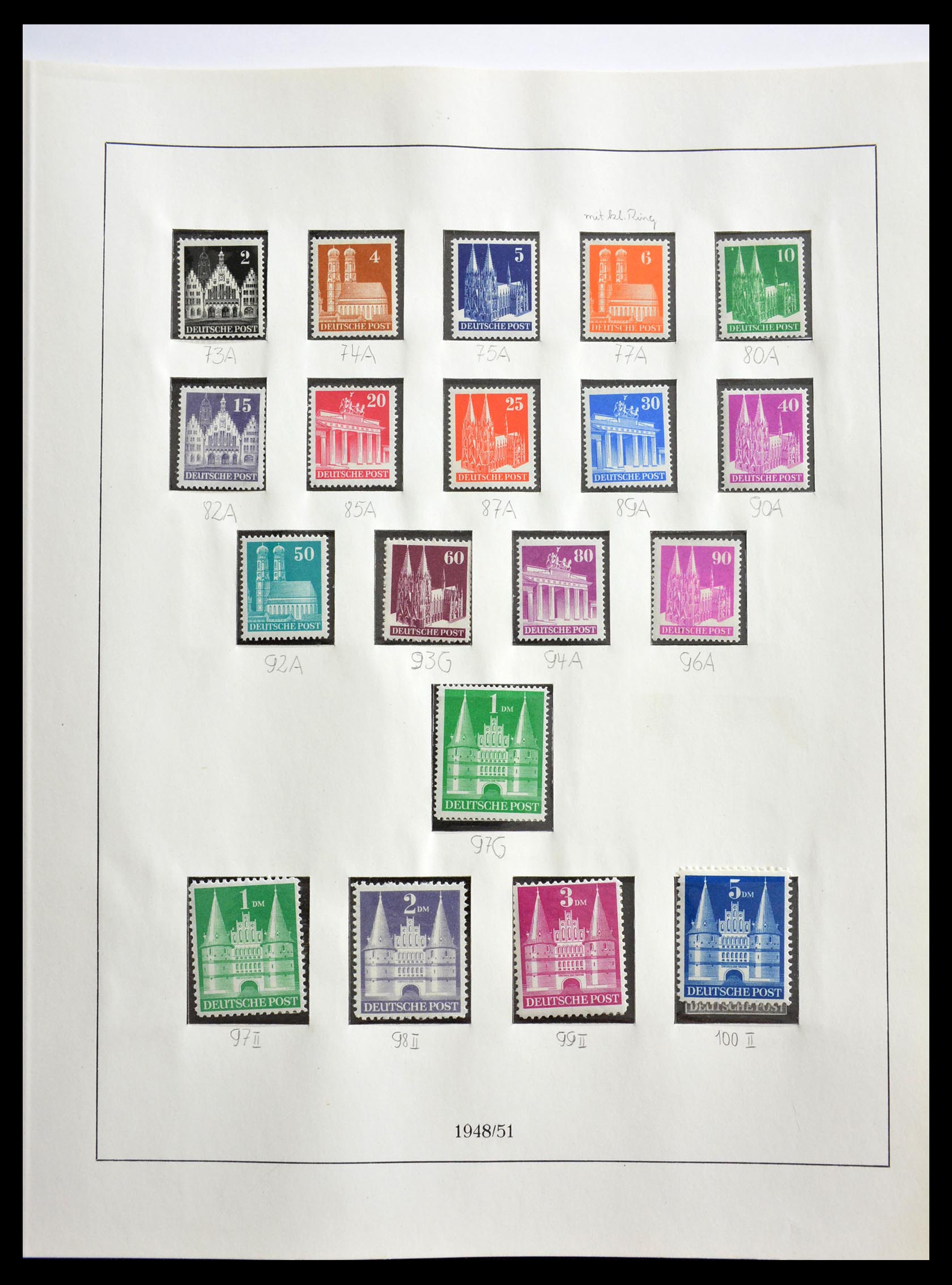 29259 015 - 29259 Bundespost and Zones 1945-1970.