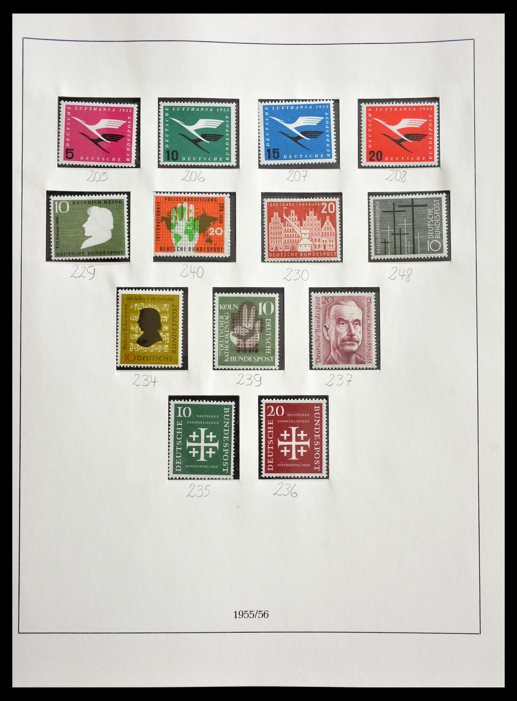 29259 025 - 29259 Bundespost and Zones 1945-1970.