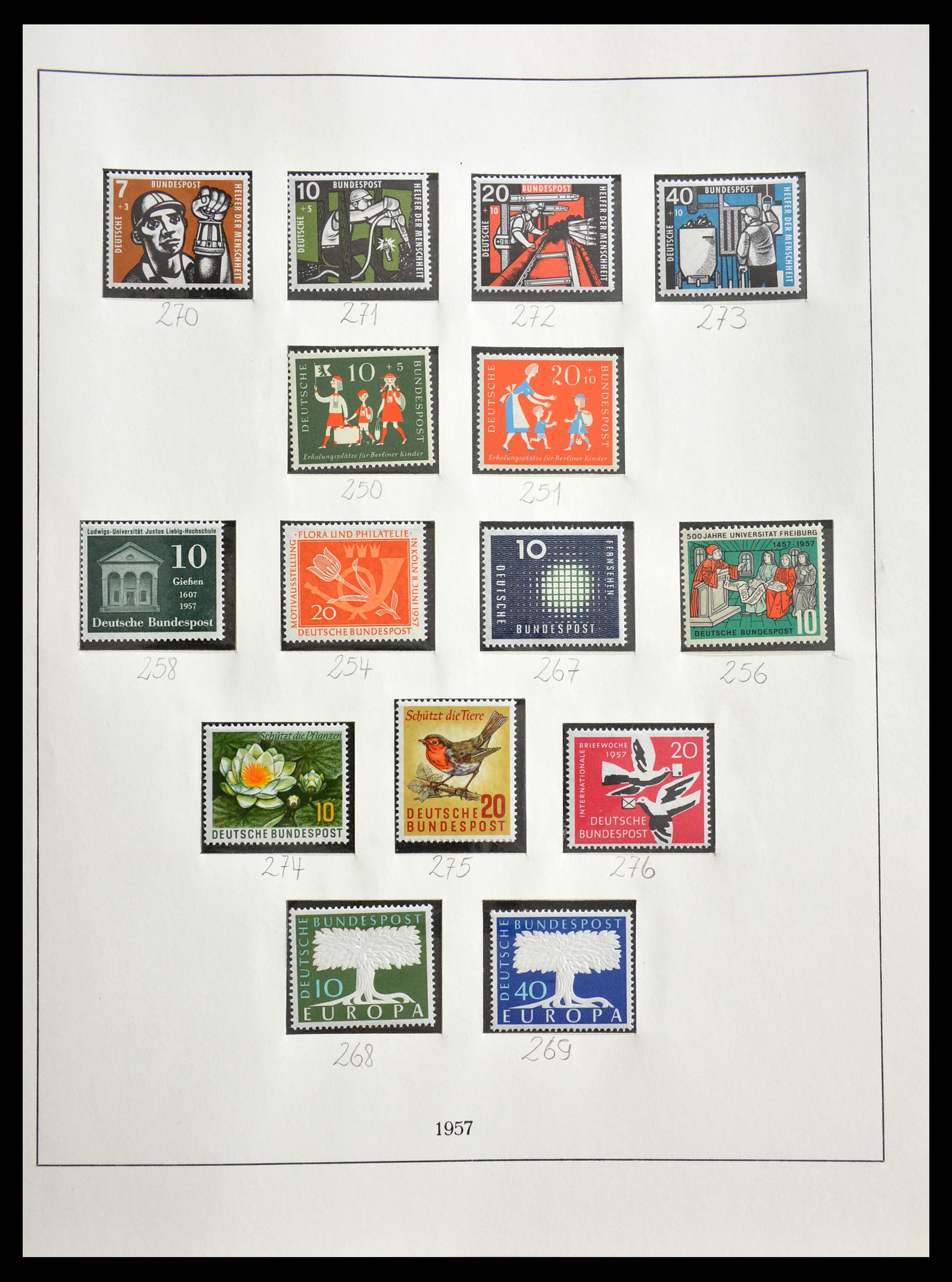 29259 027 - 29259 Bundespost and Zones 1945-1970.