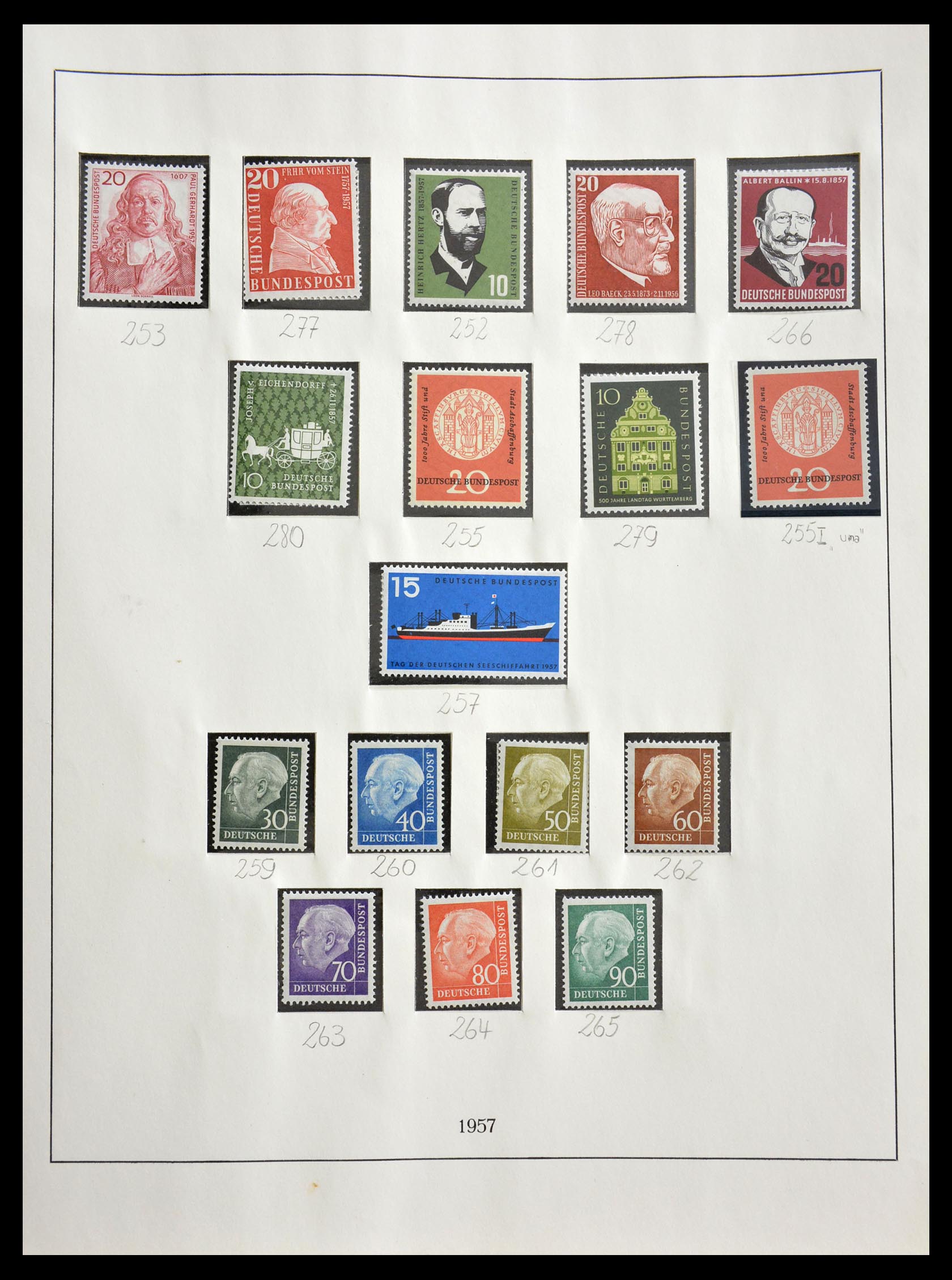 29259 028 - 29259 Bundespost and Zones 1945-1970.