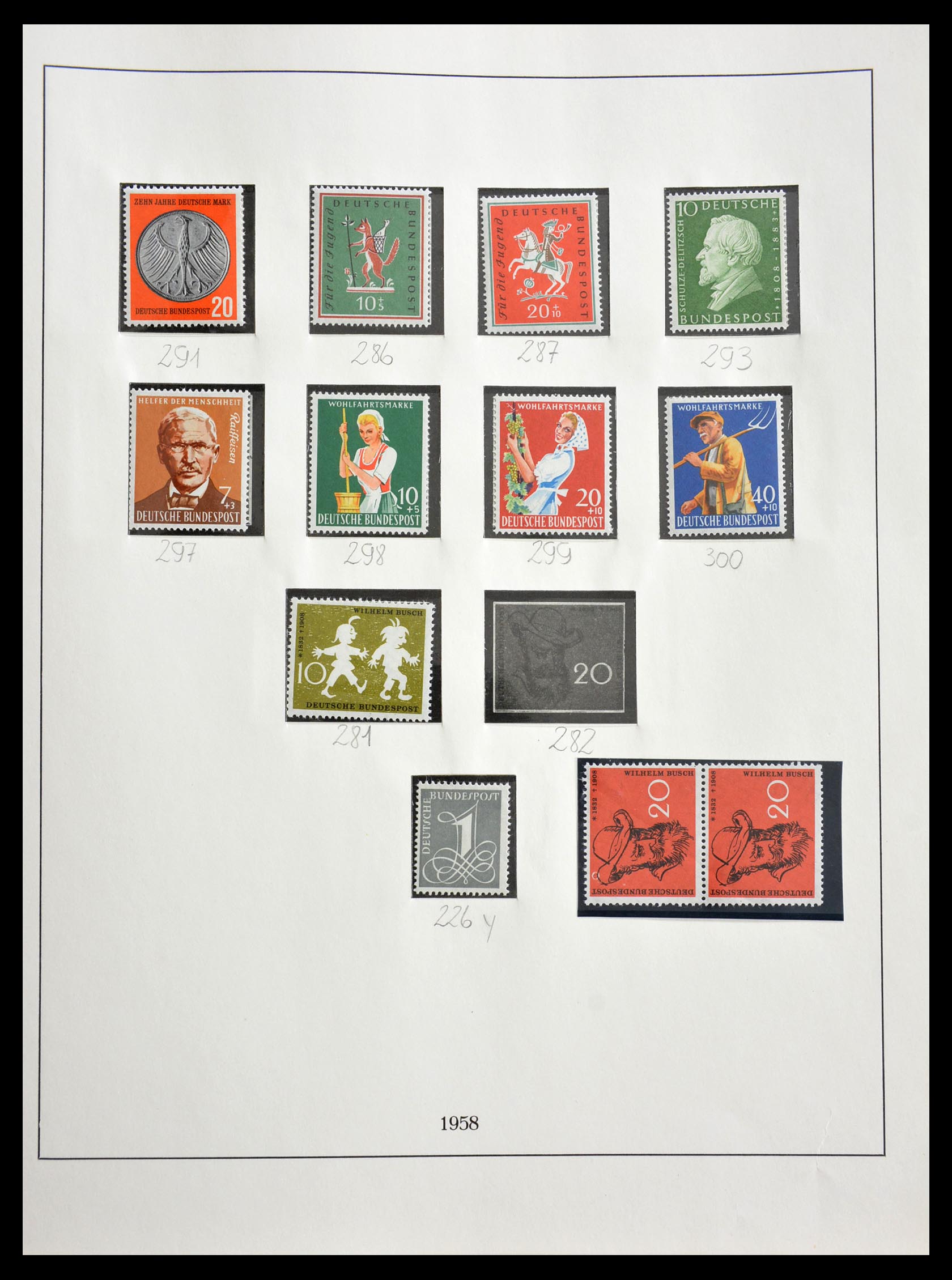 29259 029 - 29259 Bundespost and Zones 1945-1970.