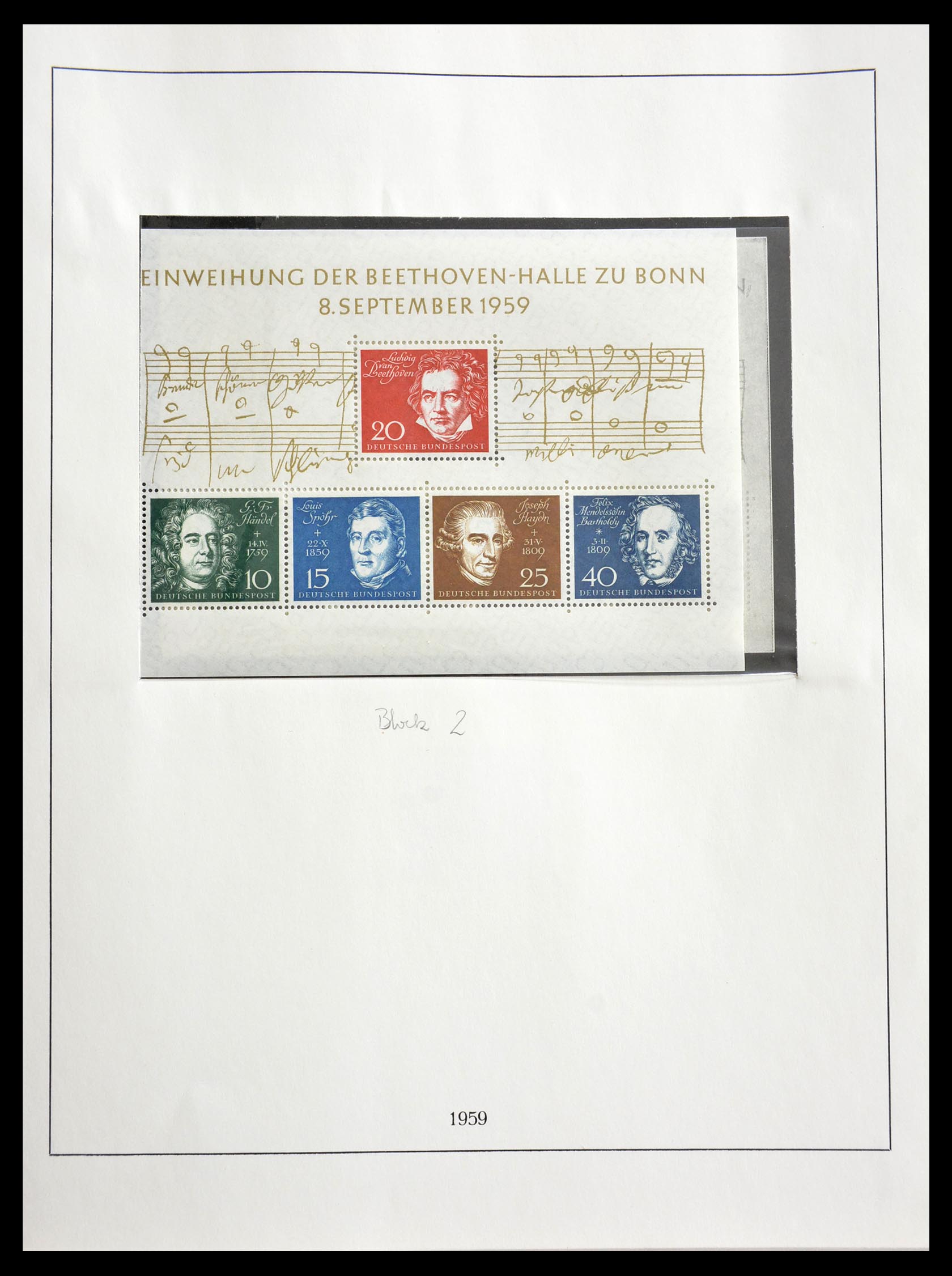 29259 033 - 29259 Bundespost and Zones 1945-1970.