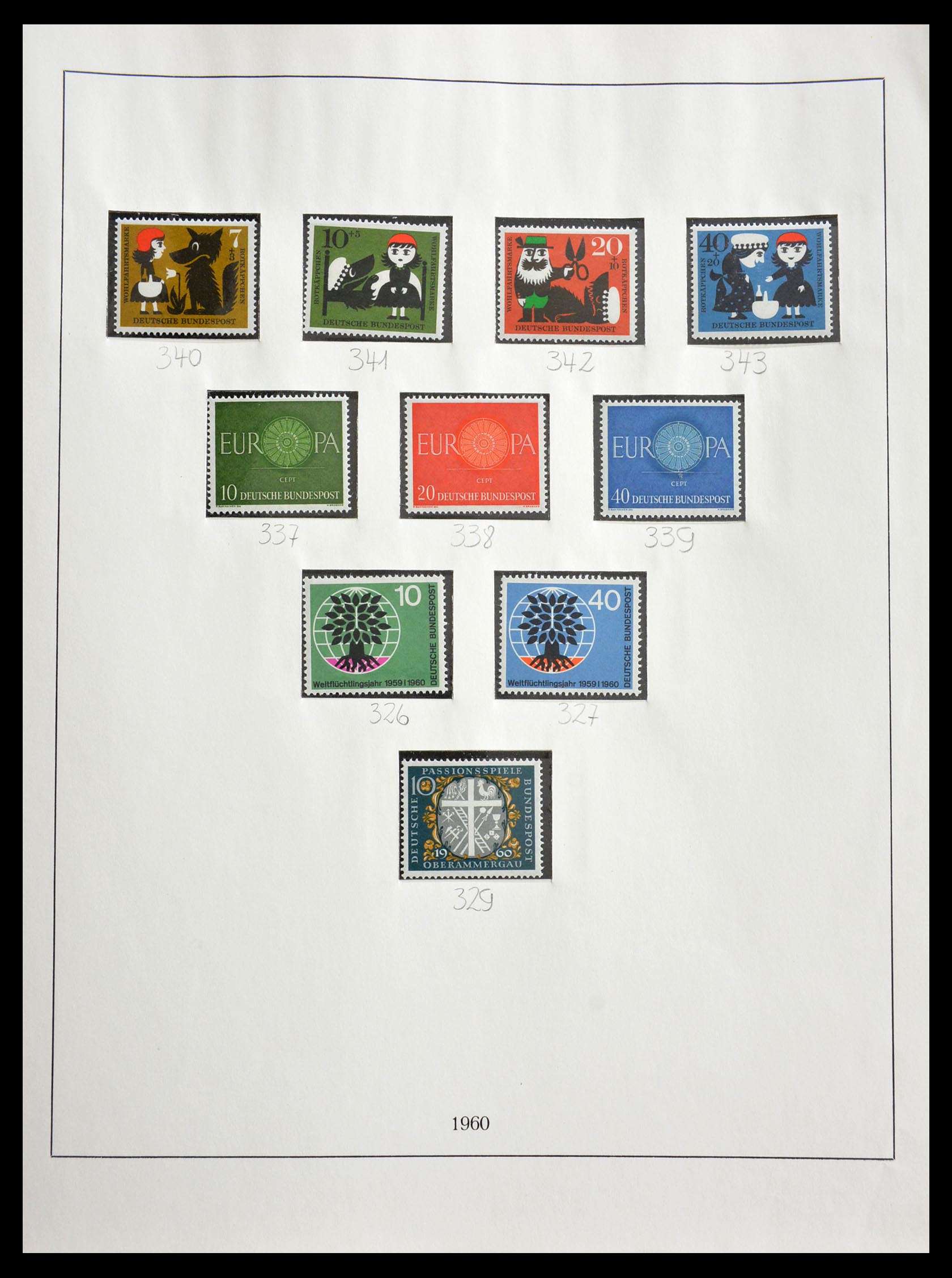 29259 034 - 29259 Bundespost and Zones 1945-1970.