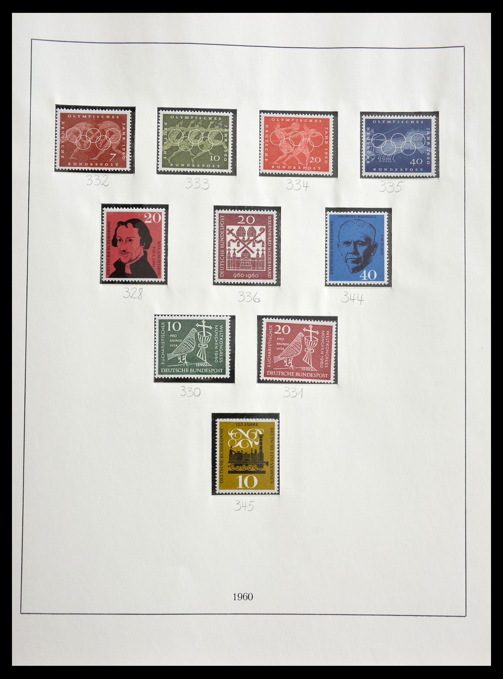 29259 035 - 29259 Bundespost and Zones 1945-1970.