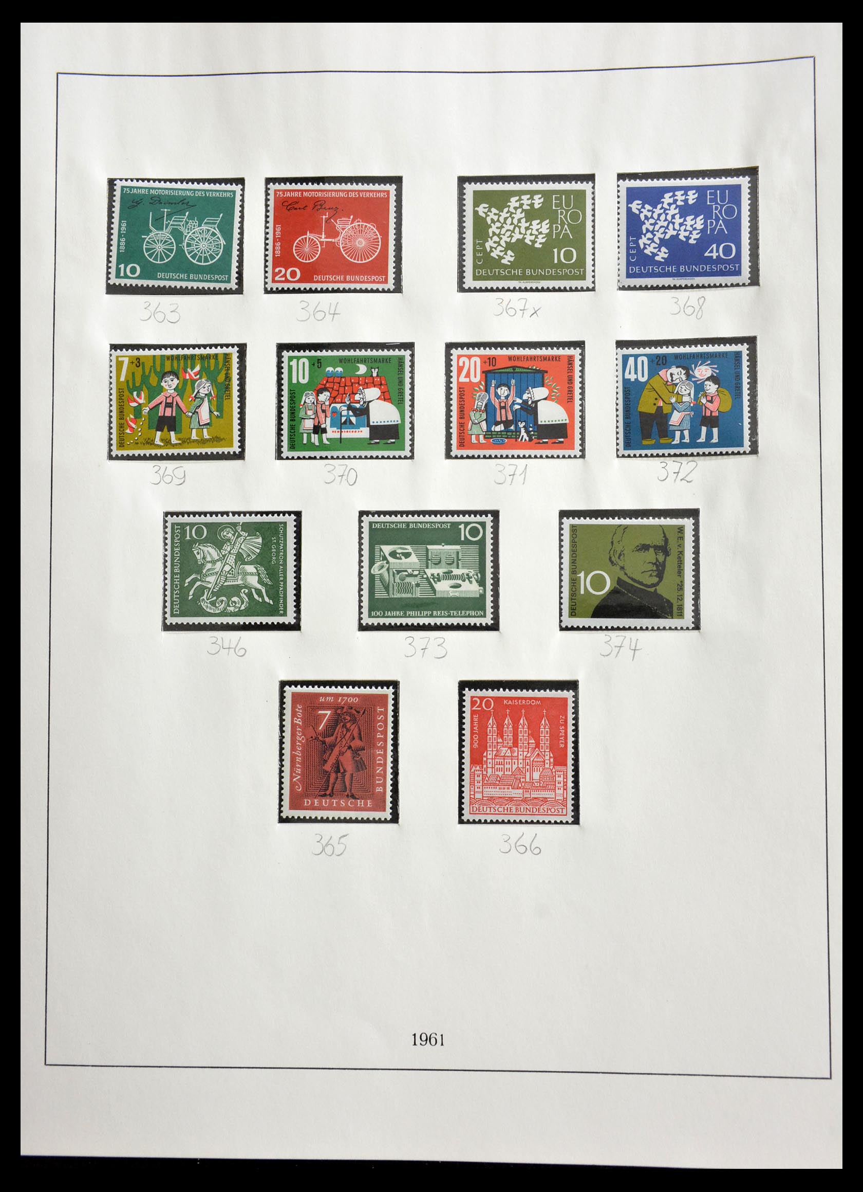 29259 037 - 29259 Bundespost and Zones 1945-1970.