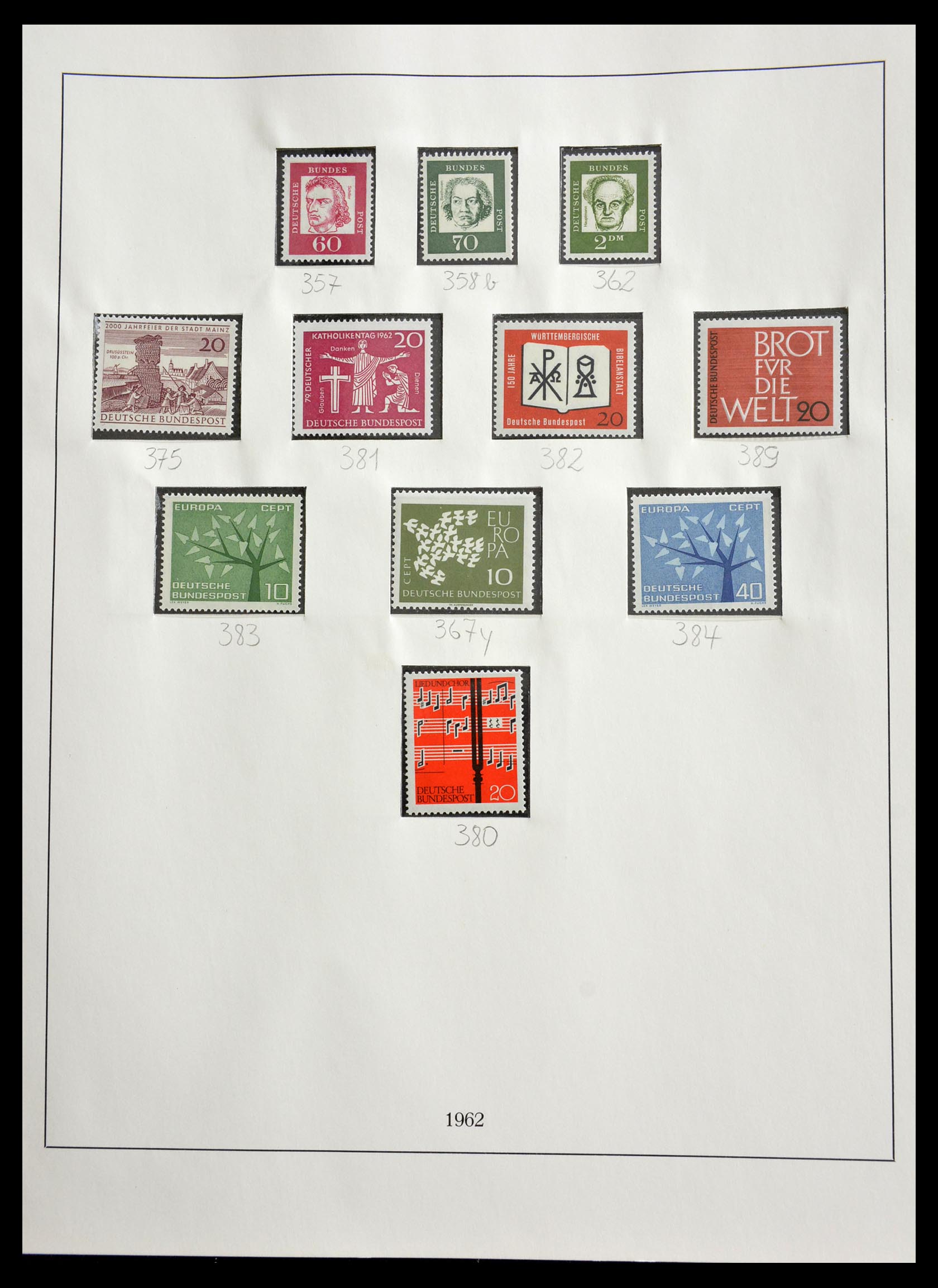 29259 039 - 29259 Bundespost and Zones 1945-1970.