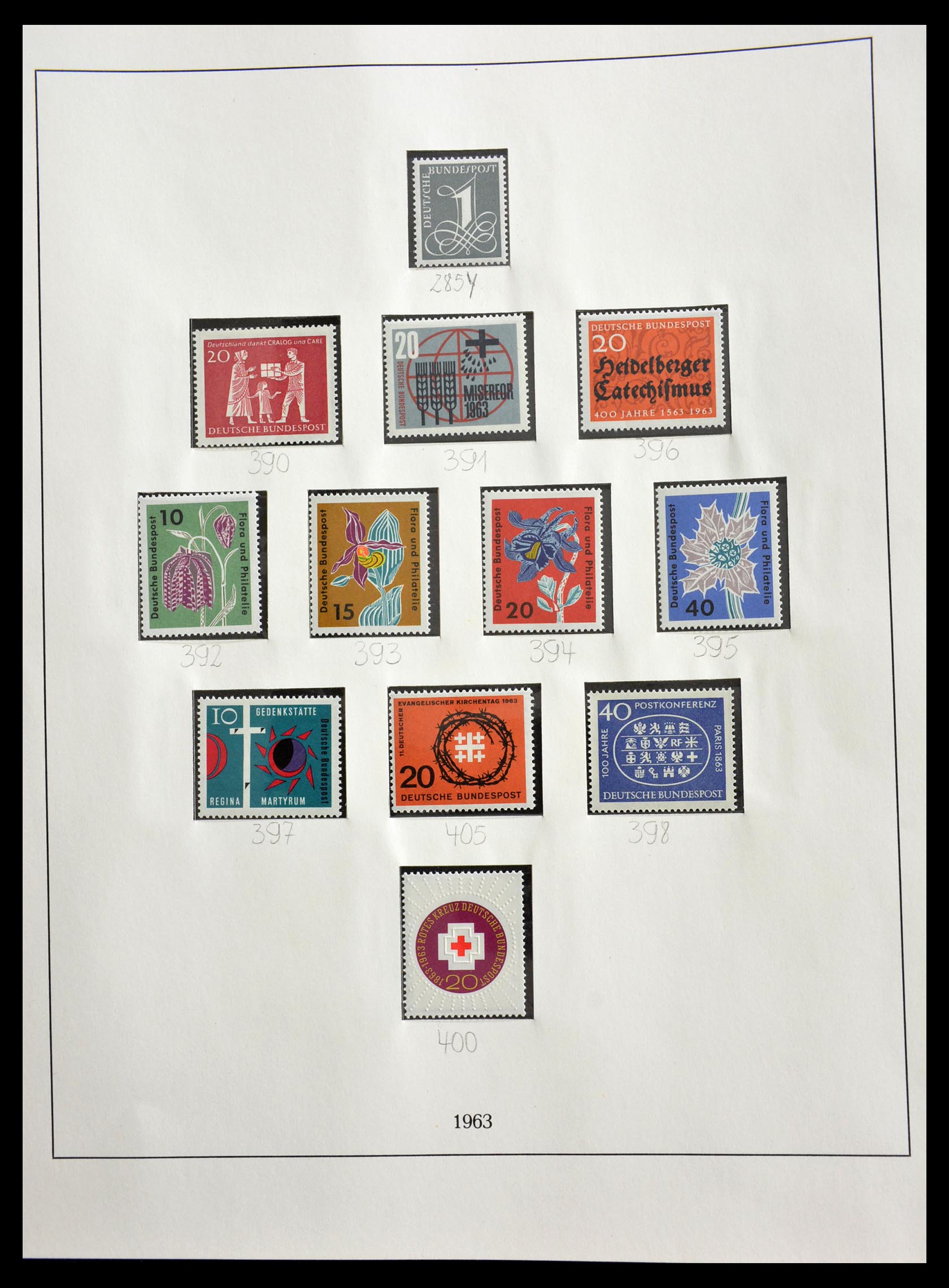 29259 041 - 29259 Bundespost and Zones 1945-1970.