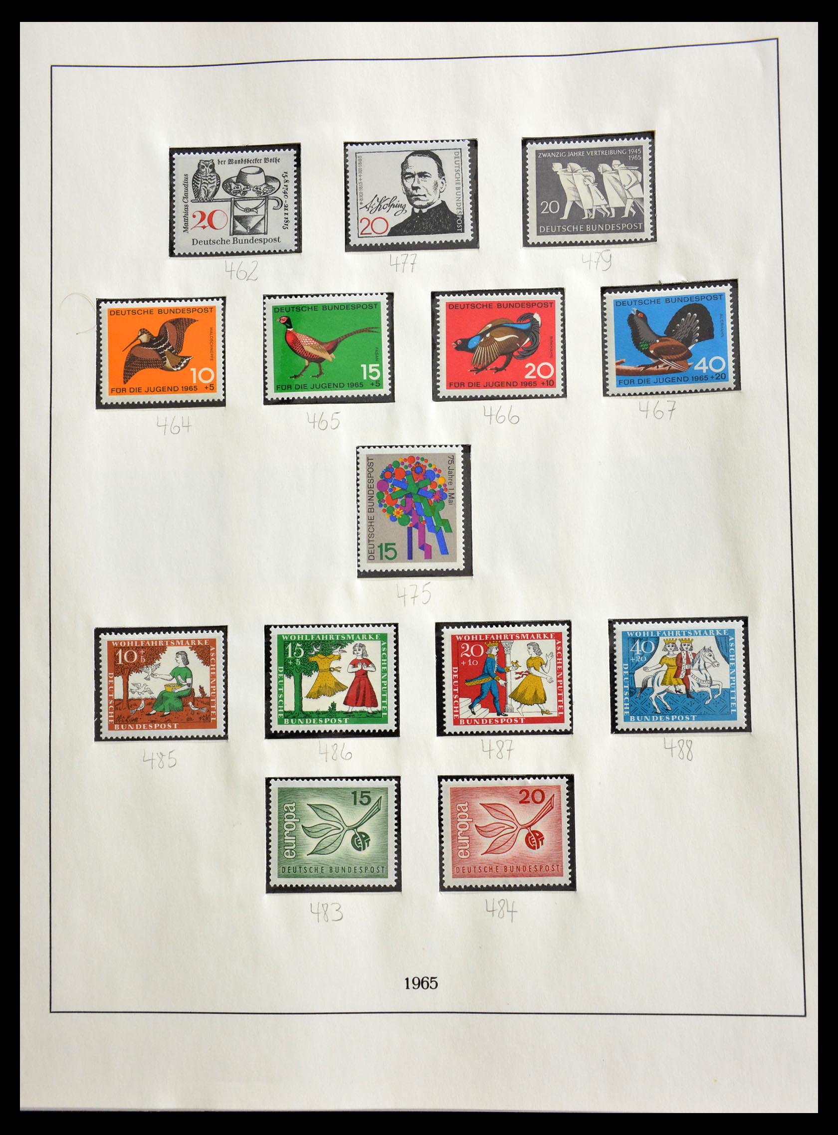 29259 048 - 29259 Bundespost and Zones 1945-1970.