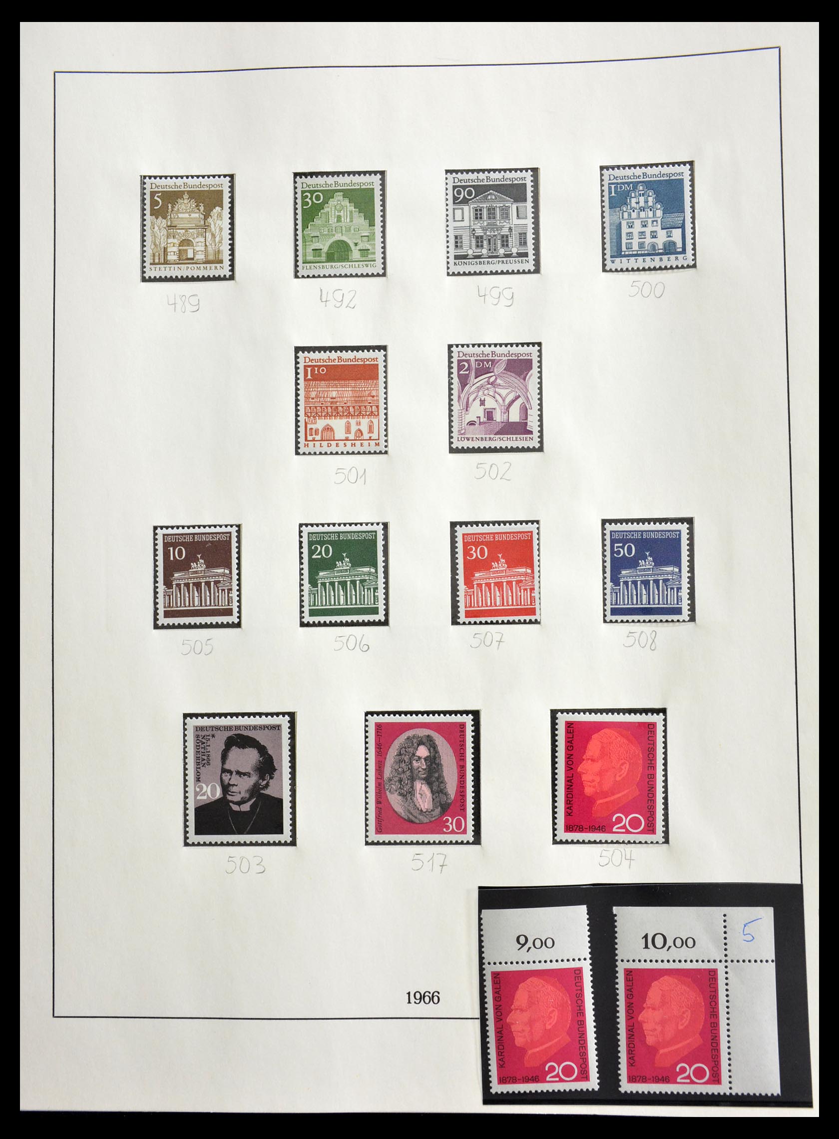 29259 050 - 29259 Bundespost and Zones 1945-1970.