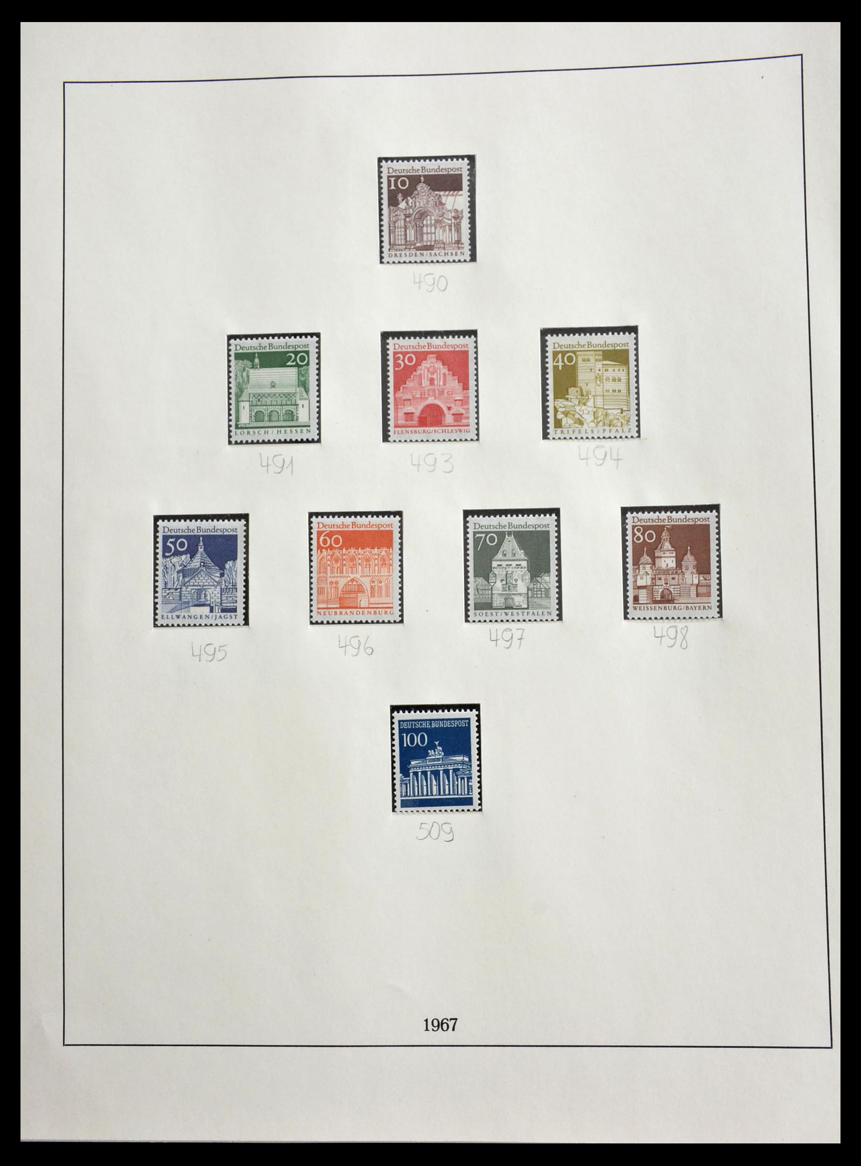 29259 053 - 29259 Bundespost and Zones 1945-1970.