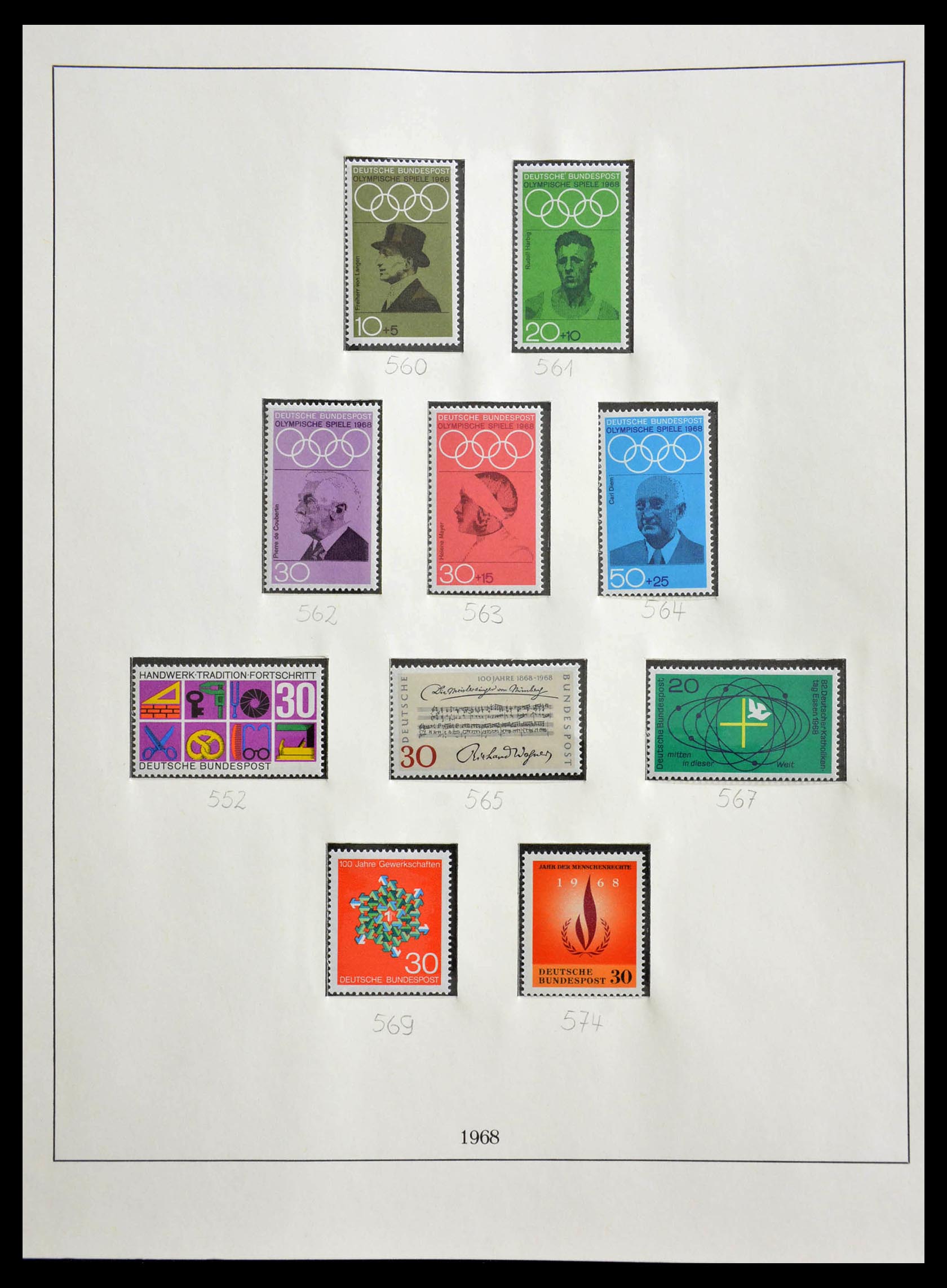 29259 058 - 29259 Bundespost and Zones 1945-1970.