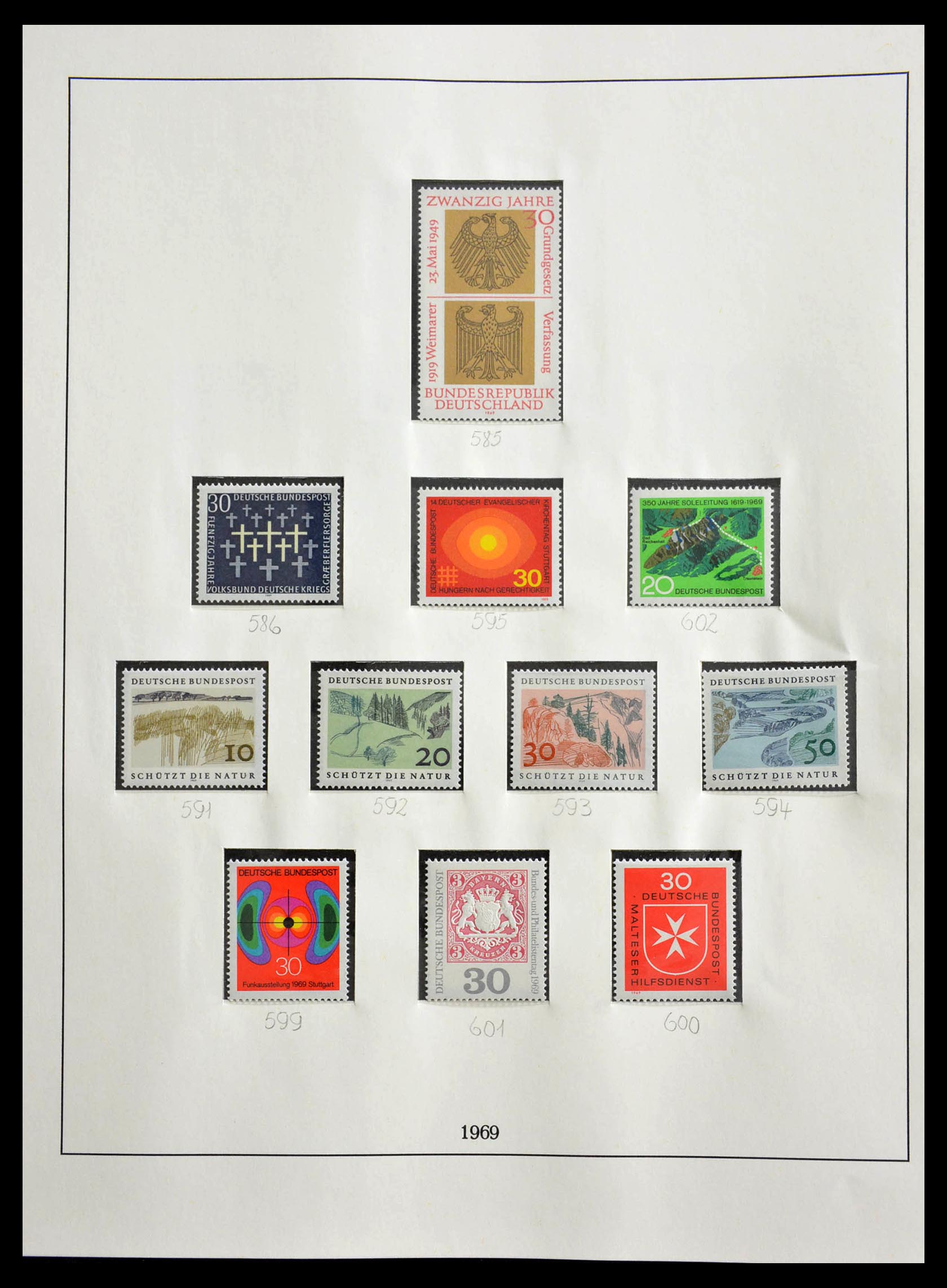 29259 061 - 29259 Bundespost and Zones 1945-1970.