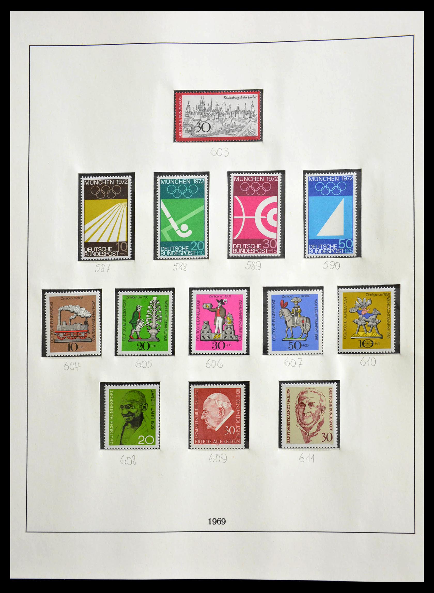 29259 062 - 29259 Bundespost and Zones 1945-1970.
