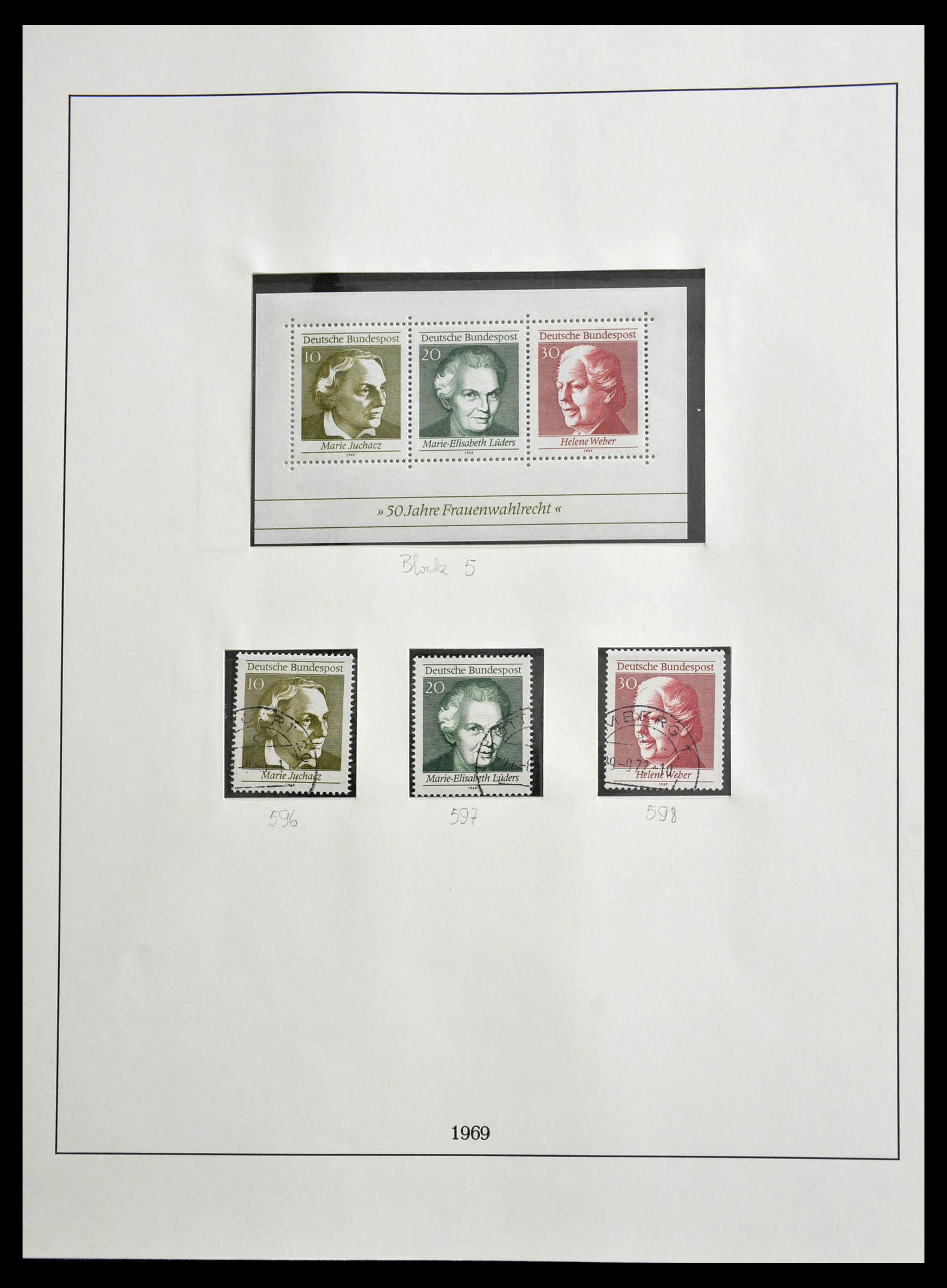 29259 063 - 29259 Bundespost and Zones 1945-1970.