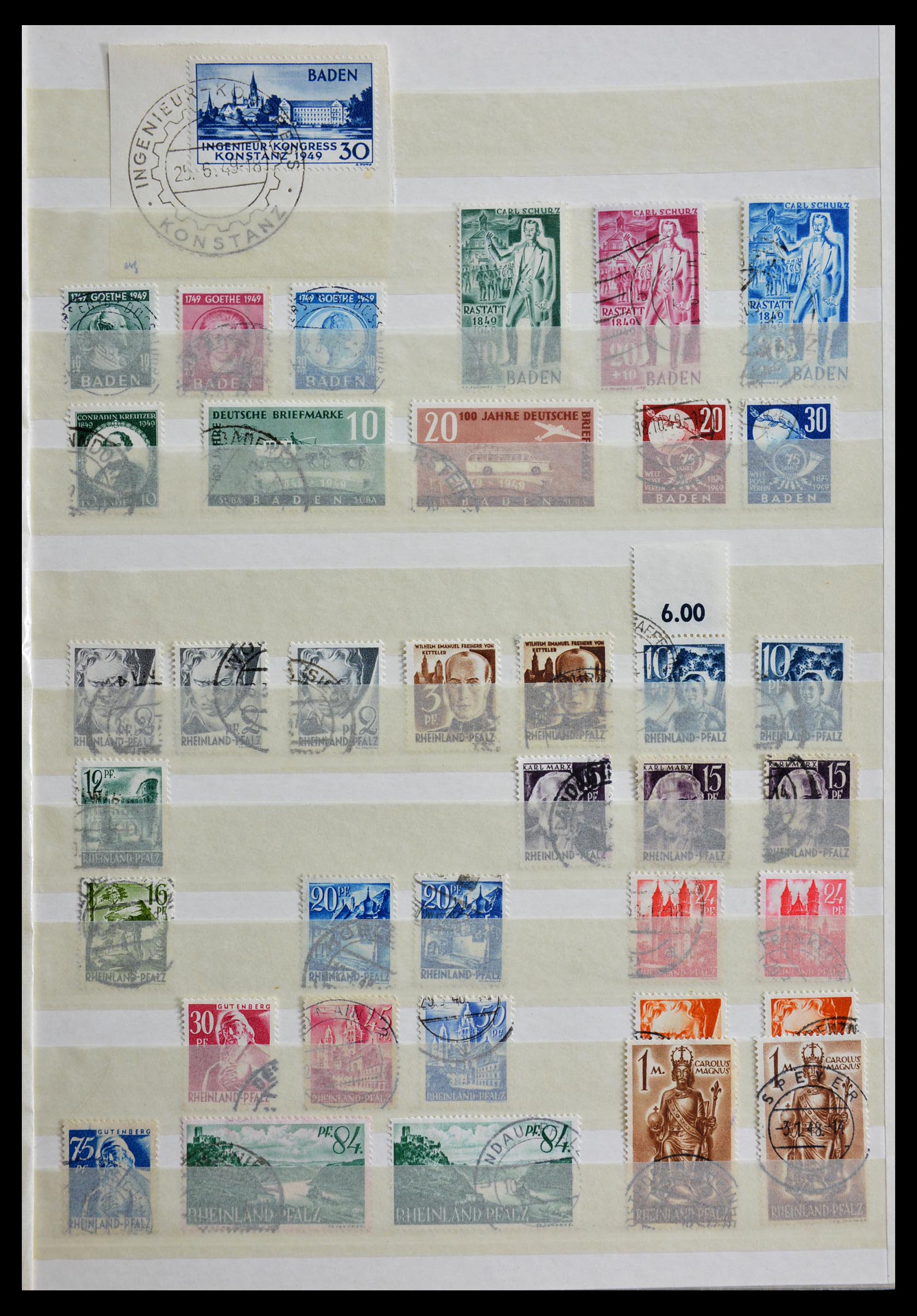 29259 075 - 29259 Bundespost and Zones 1945-1970.