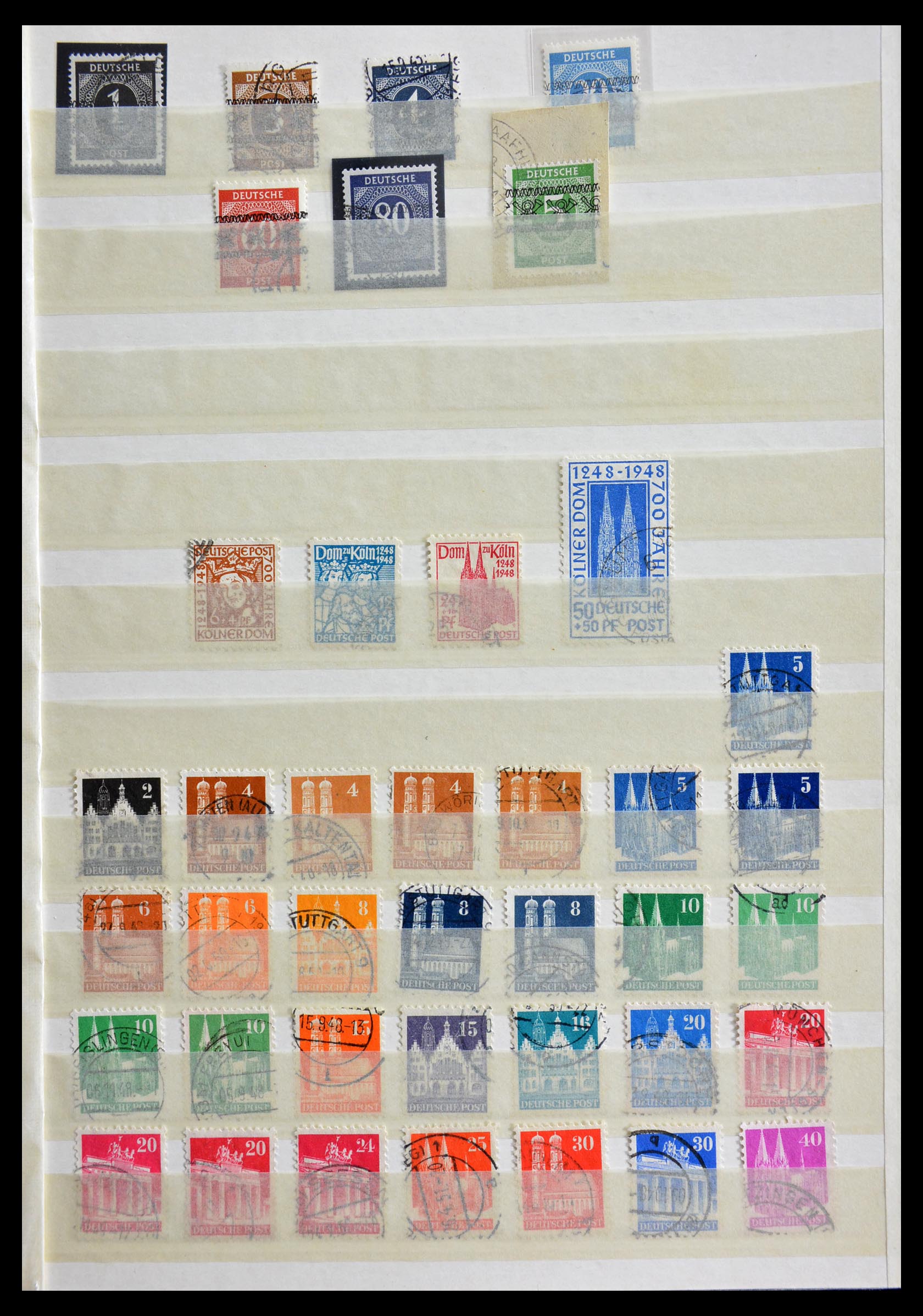 29259 081 - 29259 Bundespost and Zones 1945-1970.