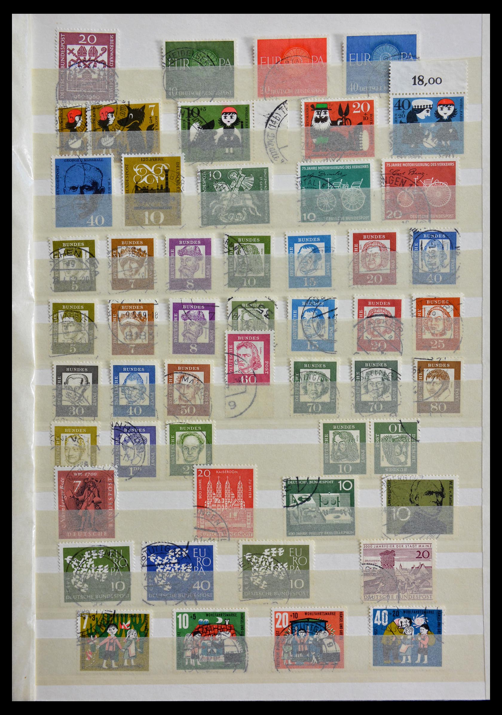 29259 089 - 29259 Bundespost and Zones 1945-1970.
