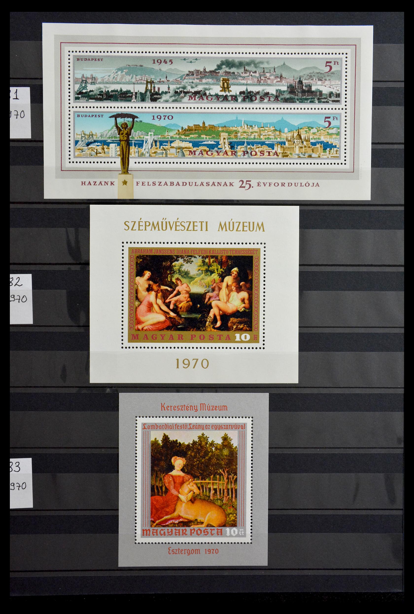 29283 034 - 29283 Hungary souvenir sheets 1938-1984.