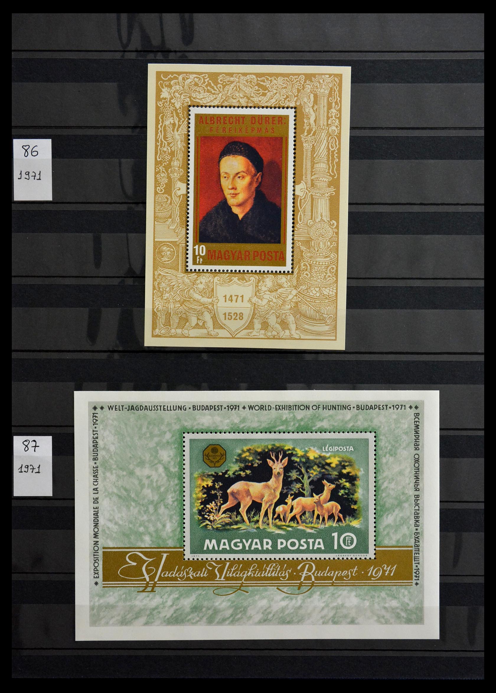 29283 036 - 29283 Hungary souvenir sheets 1938-1984.