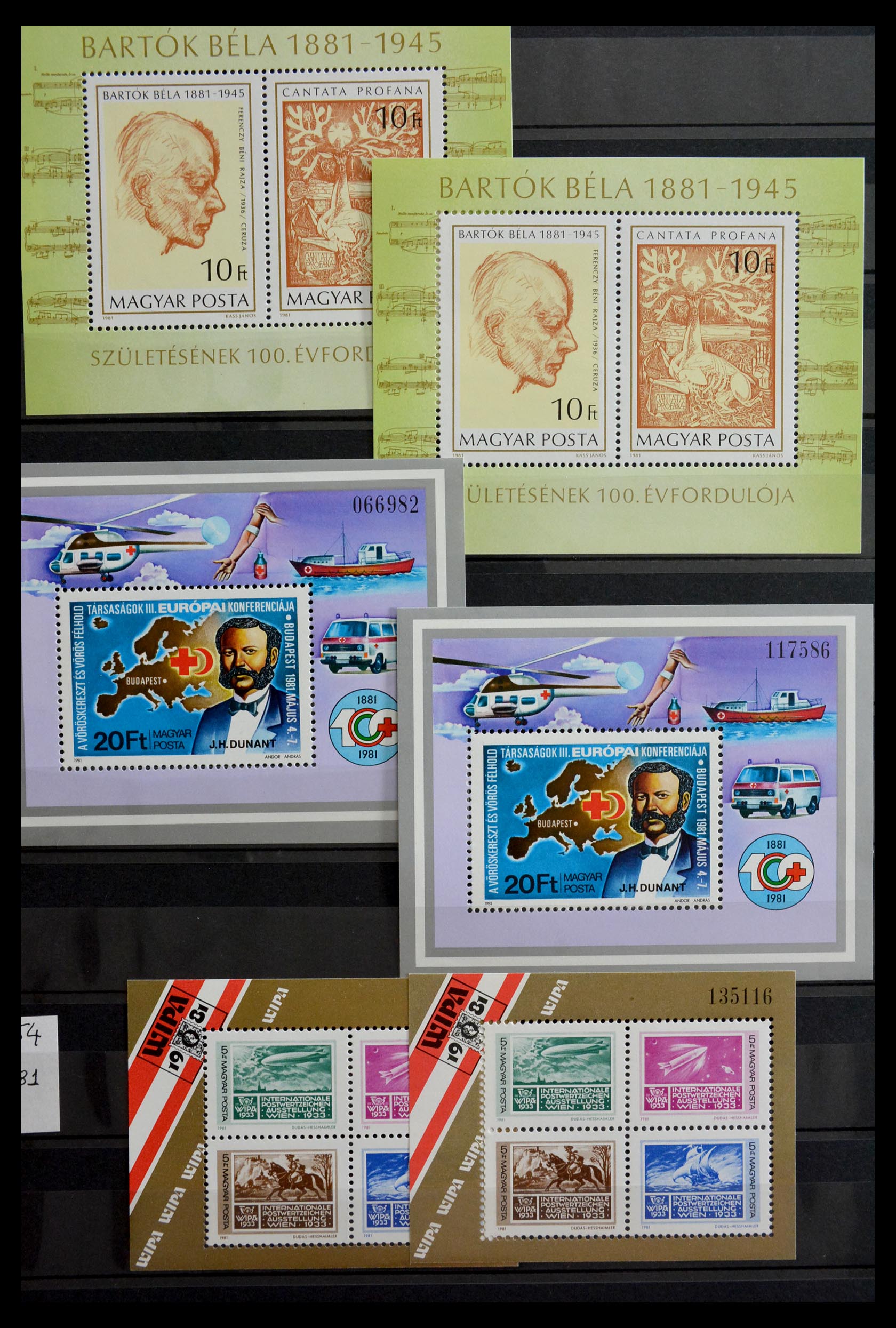29283 071 - 29283 Hungary souvenir sheets 1938-1984.