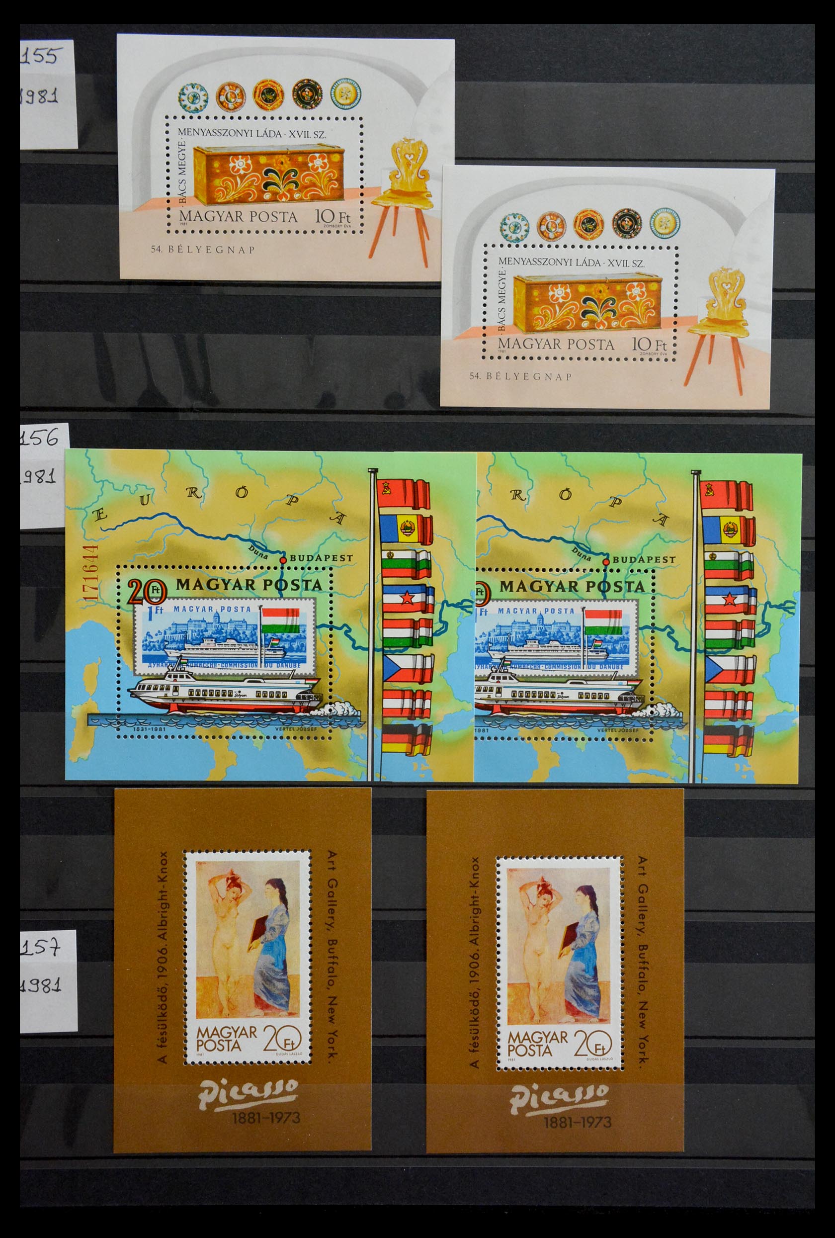 29283 072 - 29283 Hungary souvenir sheets 1938-1984.