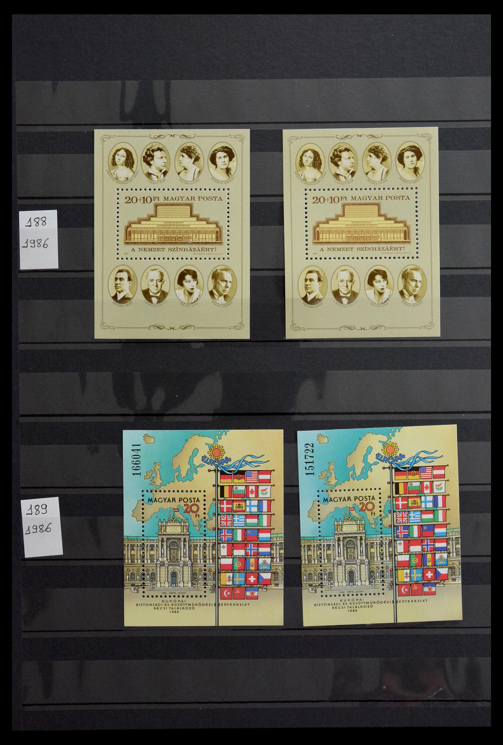 29283 085 - 29283 Hungary souvenir sheets 1938-1984.