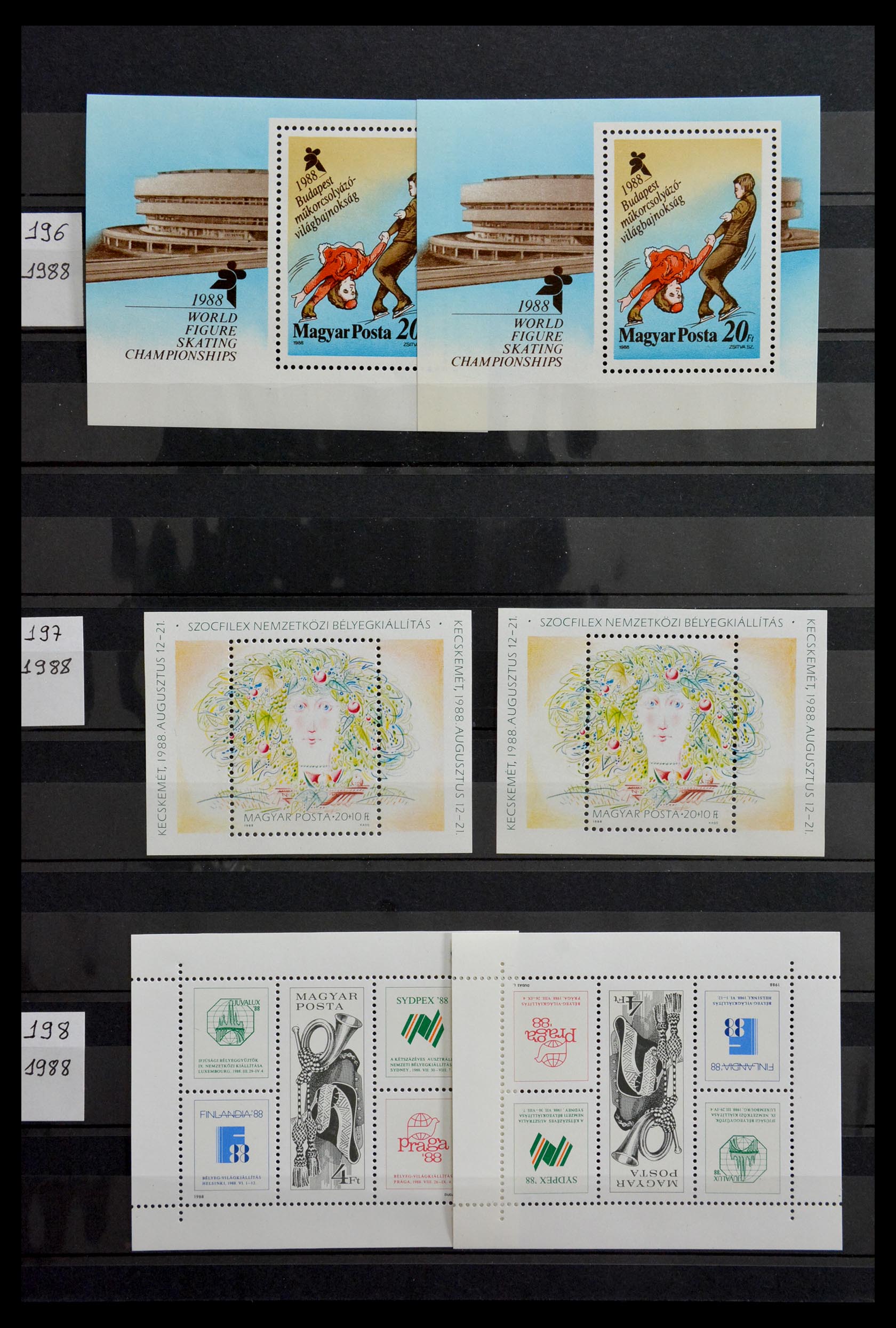 29283 088 - 29283 Hungary souvenir sheets 1938-1984.