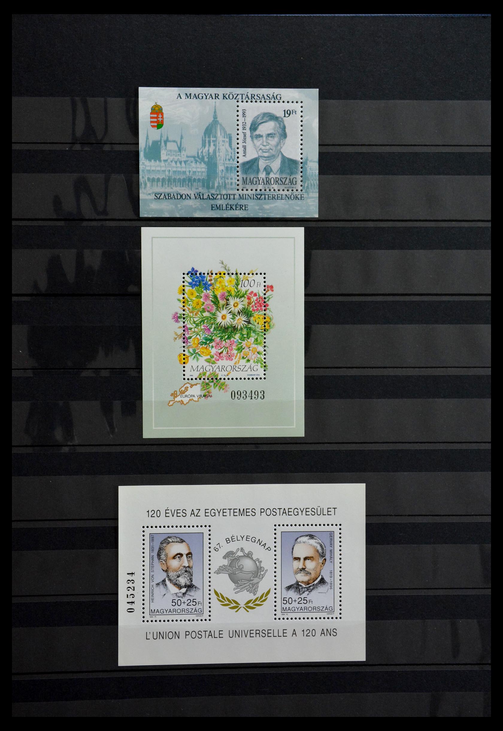 29283 100 - 29283 Hungary souvenir sheets 1938-1984.