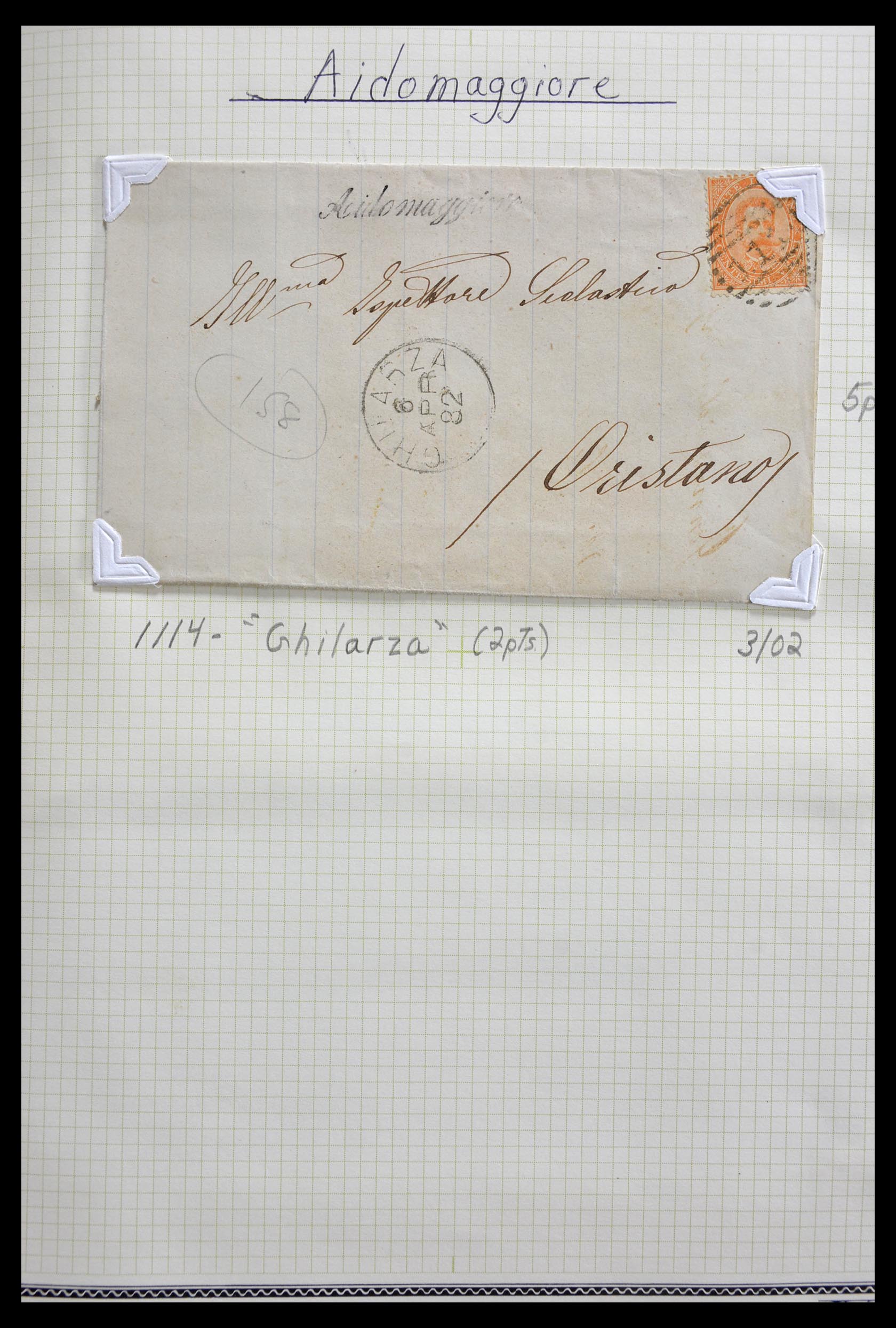 29293 007 - 29293 Italy cancellation collection 1870-1949.