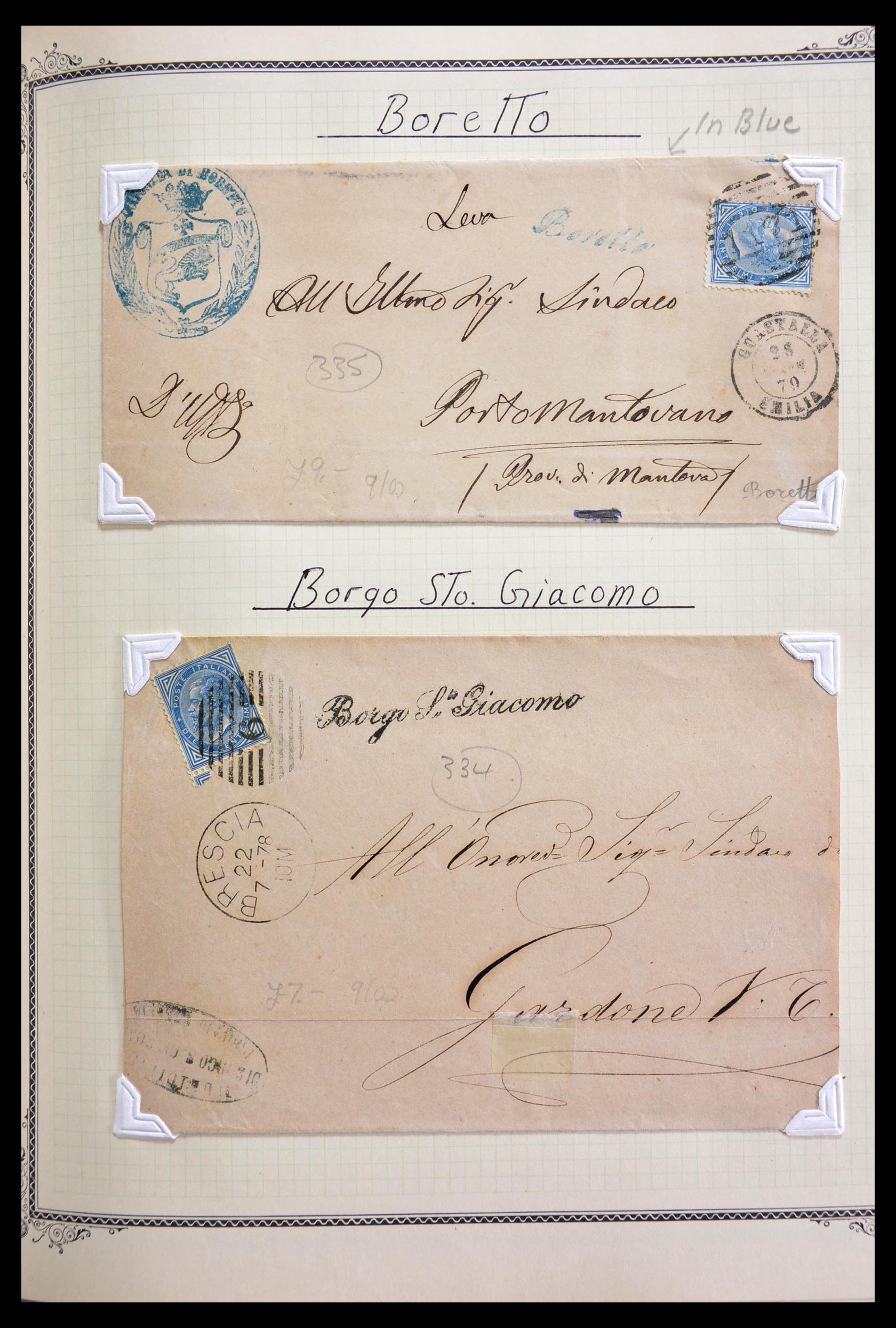 29293 029 - 29293 Italy cancellation collection 1870-1949.