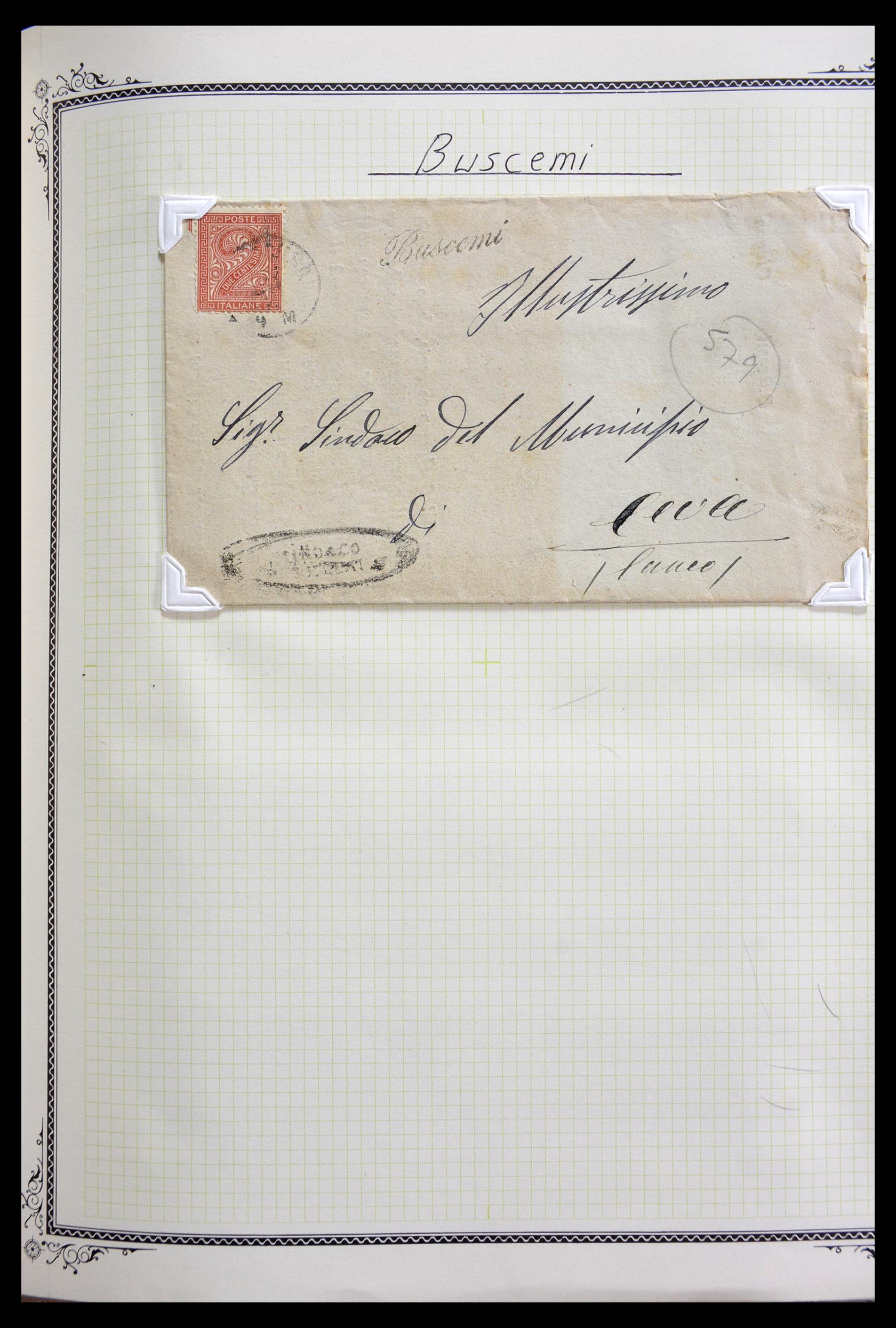 29293 034 - 29293 Italy cancellation collection 1870-1949.