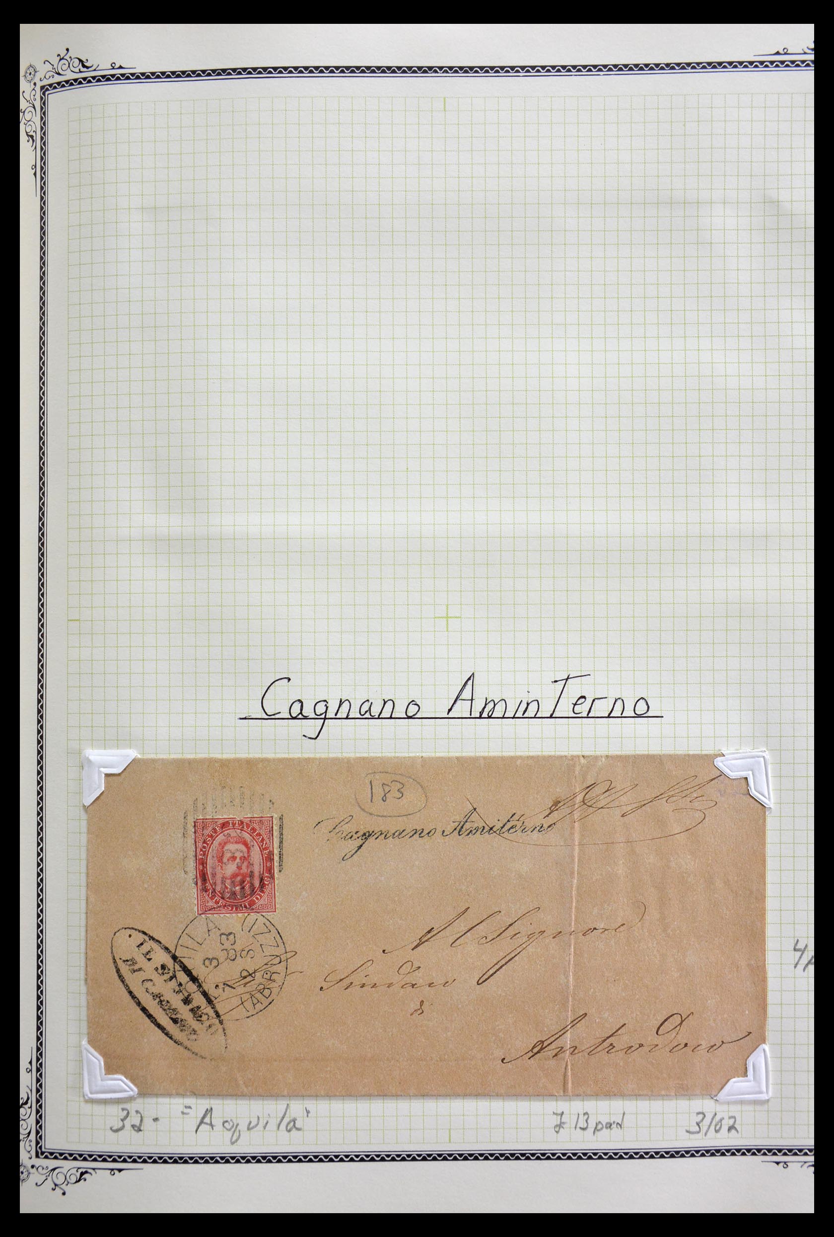 29293 039 - 29293 Italy cancellation collection 1870-1949.
