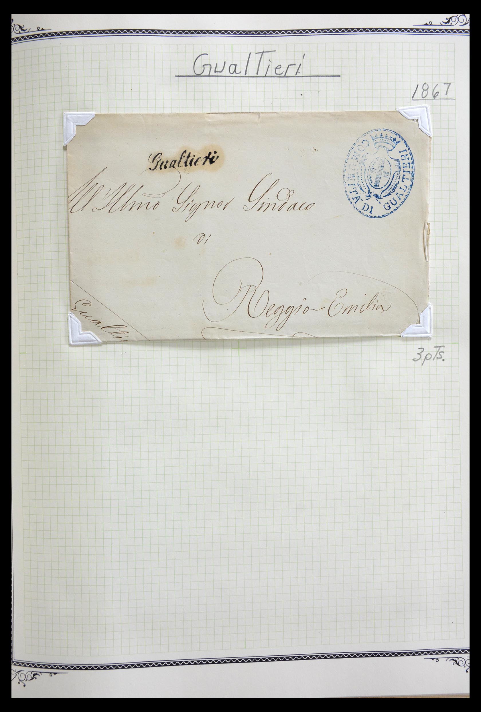 29293 084 - 29293 Italy cancellation collection 1870-1949.