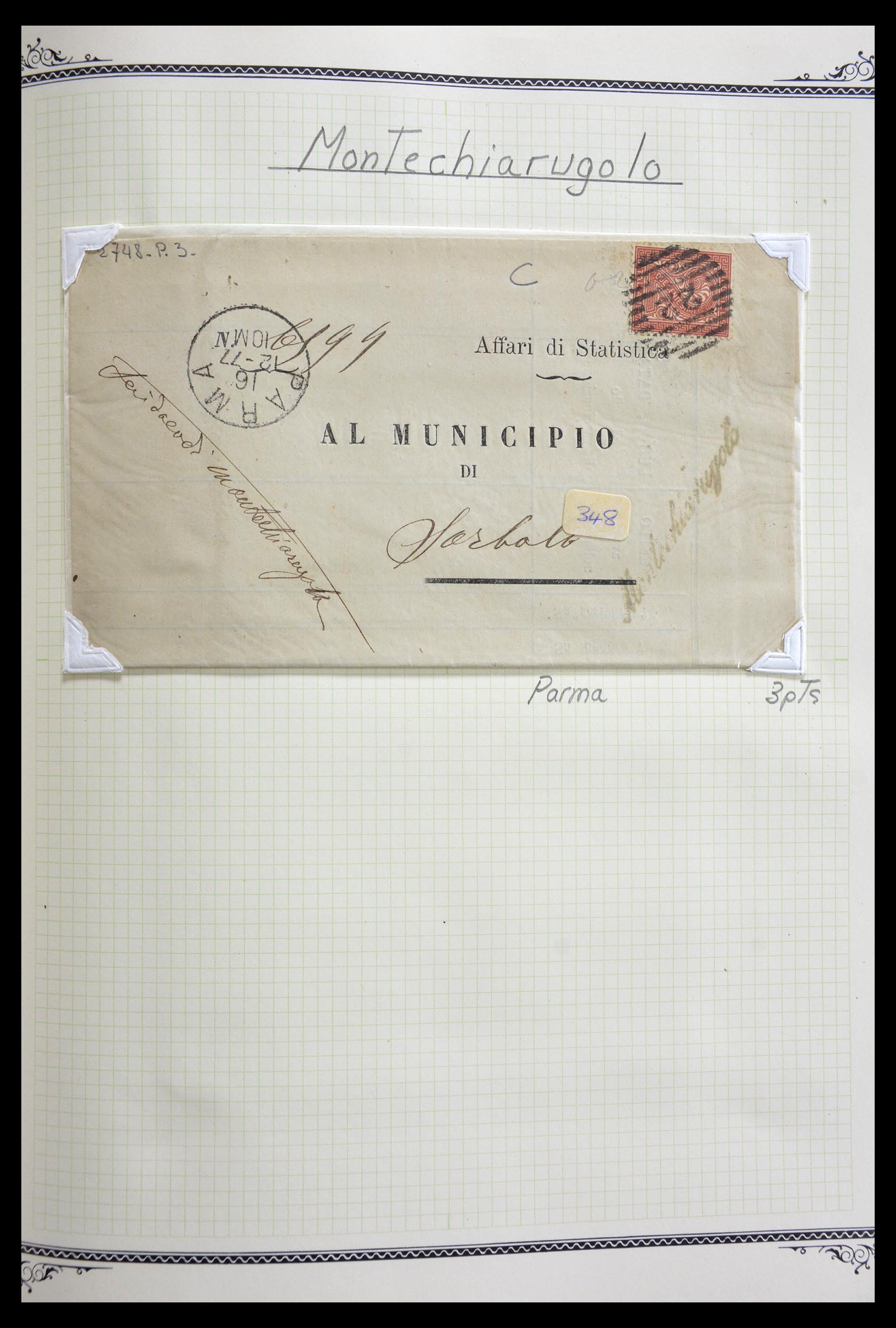 29293 099 - 29293 Italy cancellation collection 1870-1949.
