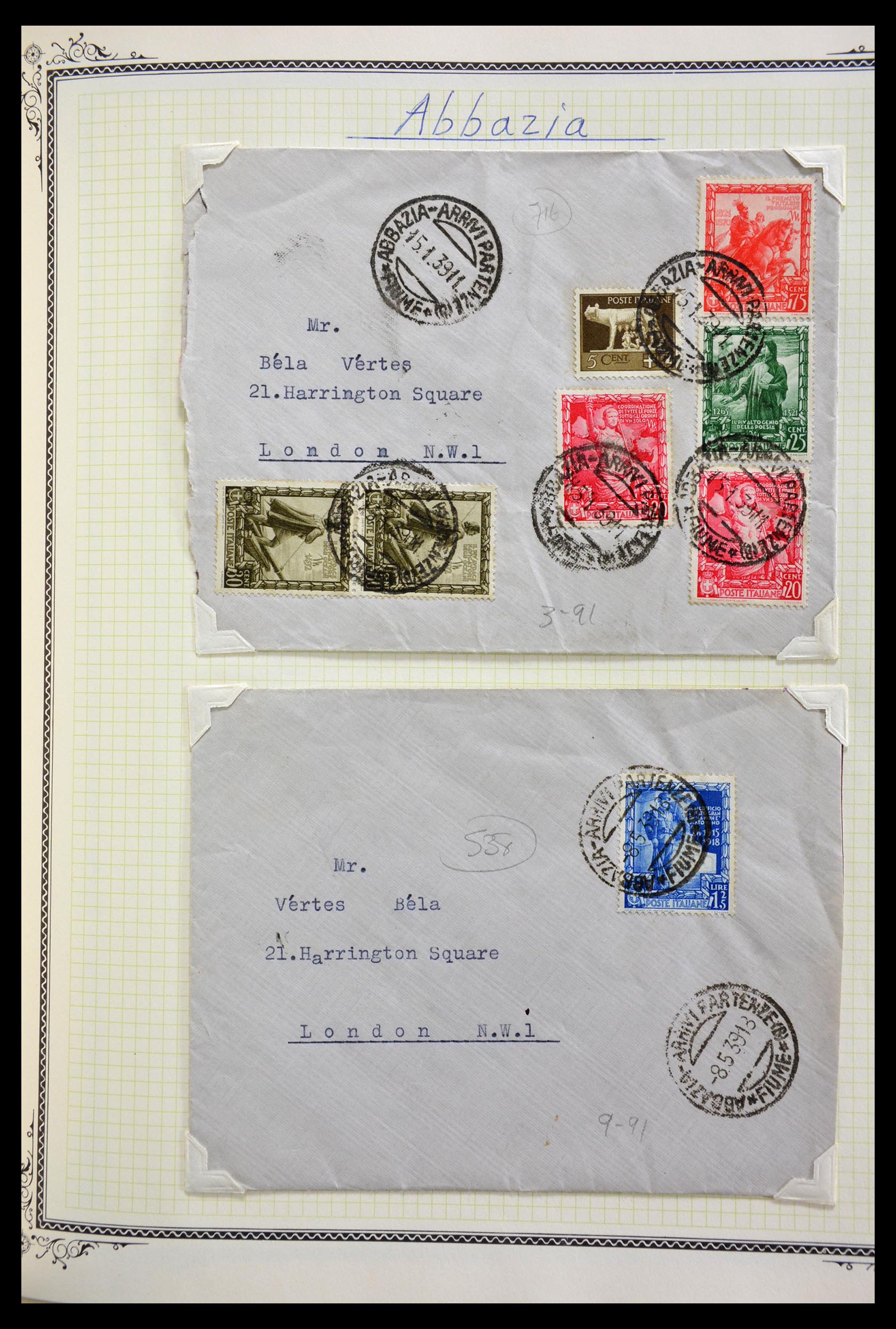 29293 789 - 29293 Italy cancellation collection 1870-1949.