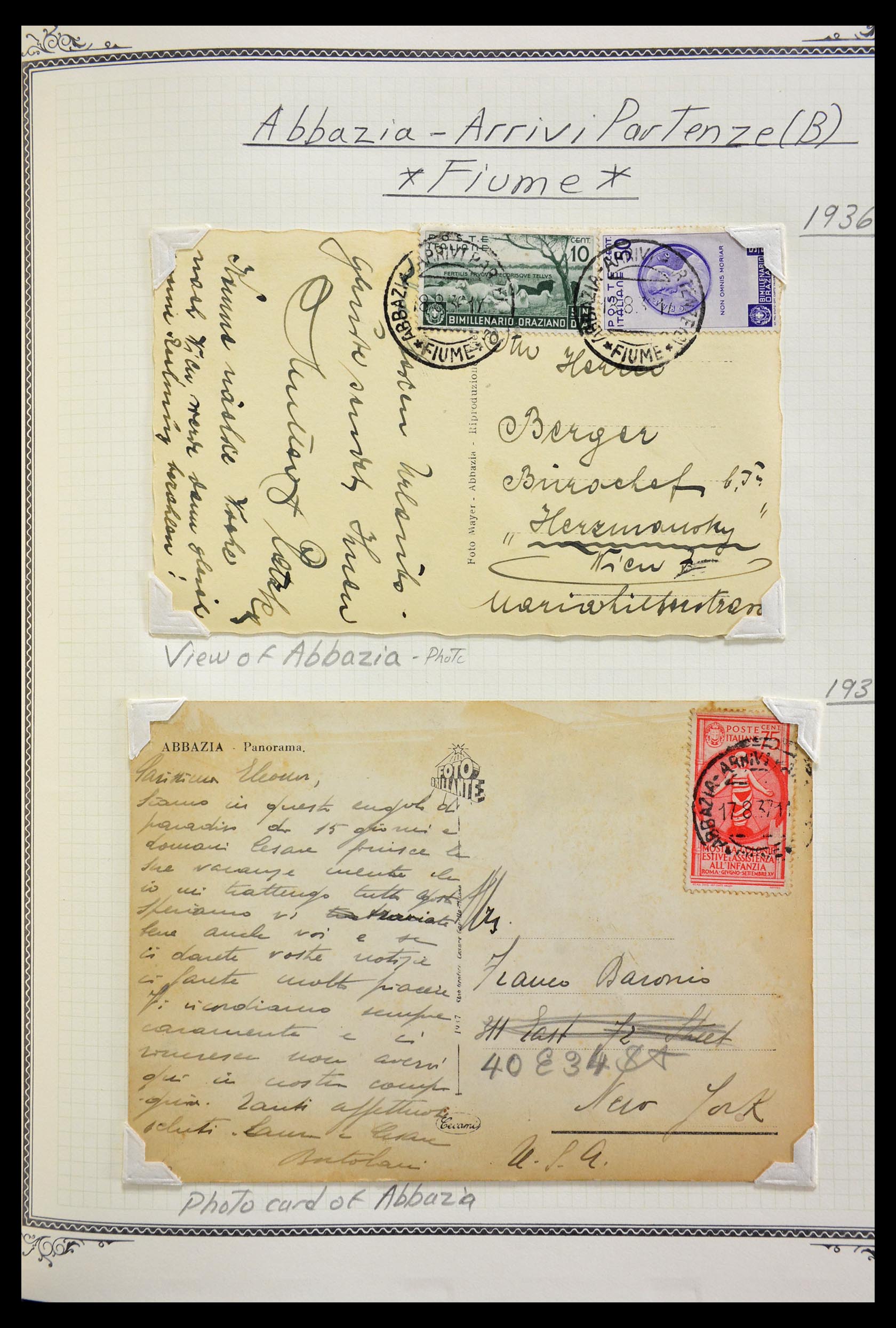 29293 793 - 29293 Italy cancellation collection 1870-1949.
