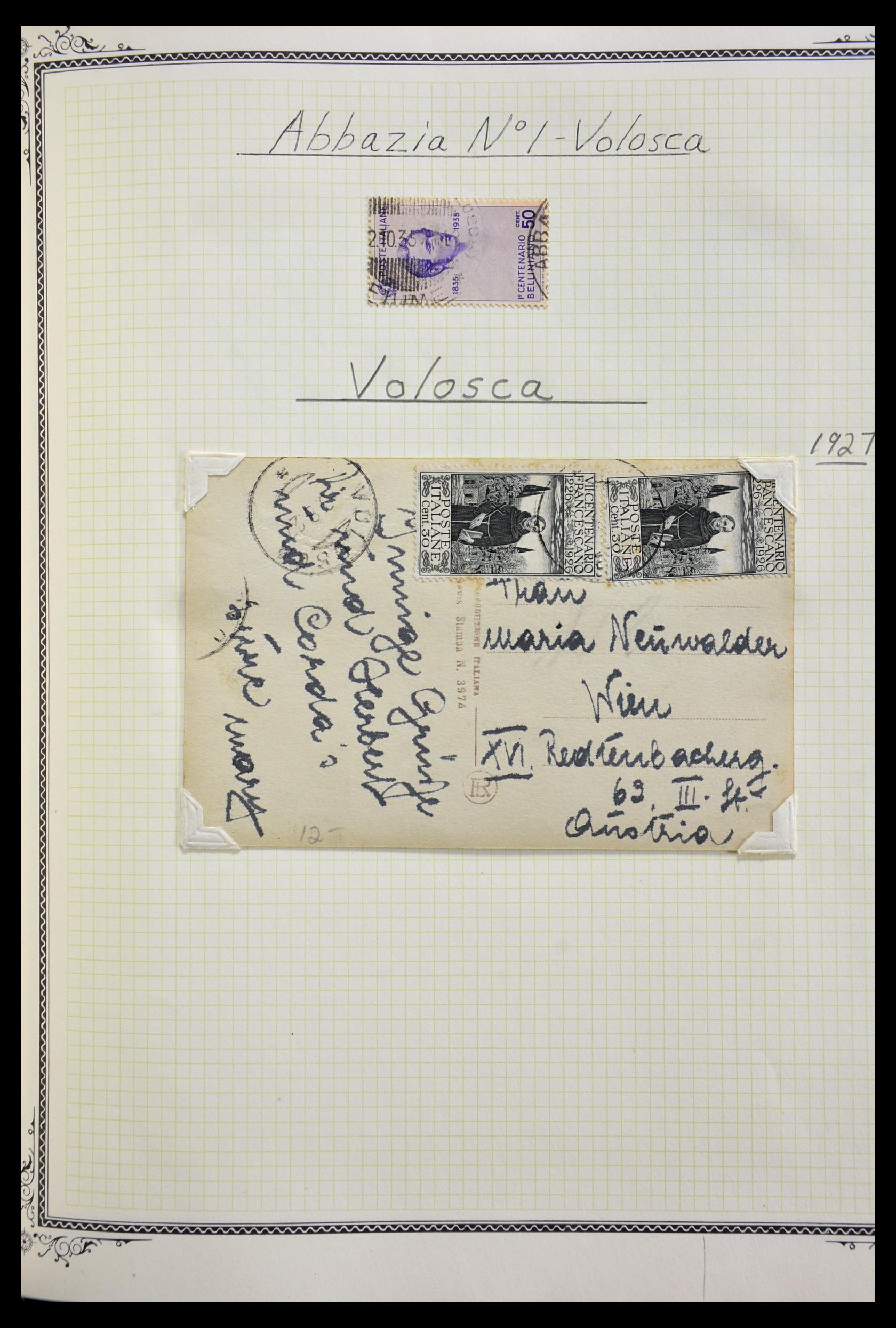 29293 794 - 29293 Italy cancellation collection 1870-1949.