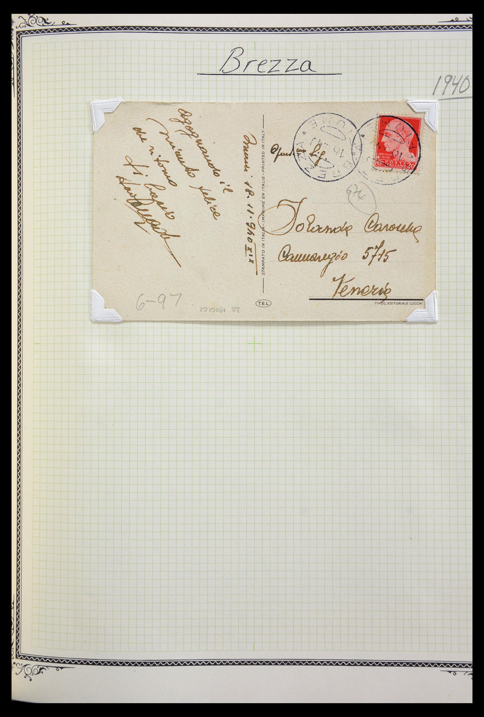 29293 795 - 29293 Italy cancellation collection 1870-1949.