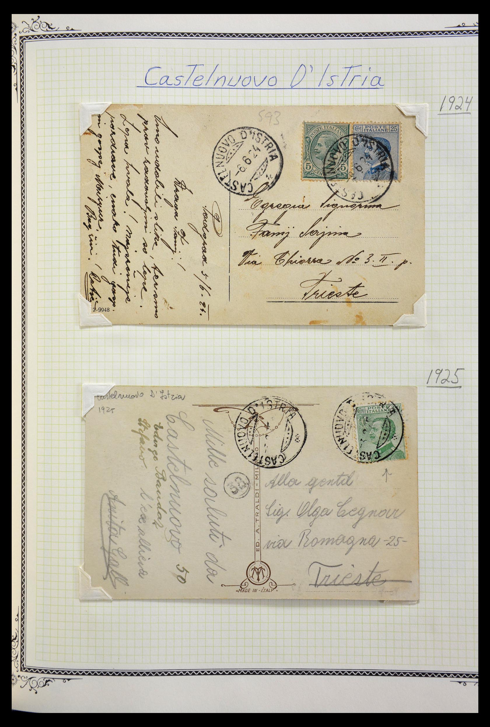 29293 796 - 29293 Italy cancellation collection 1870-1949.