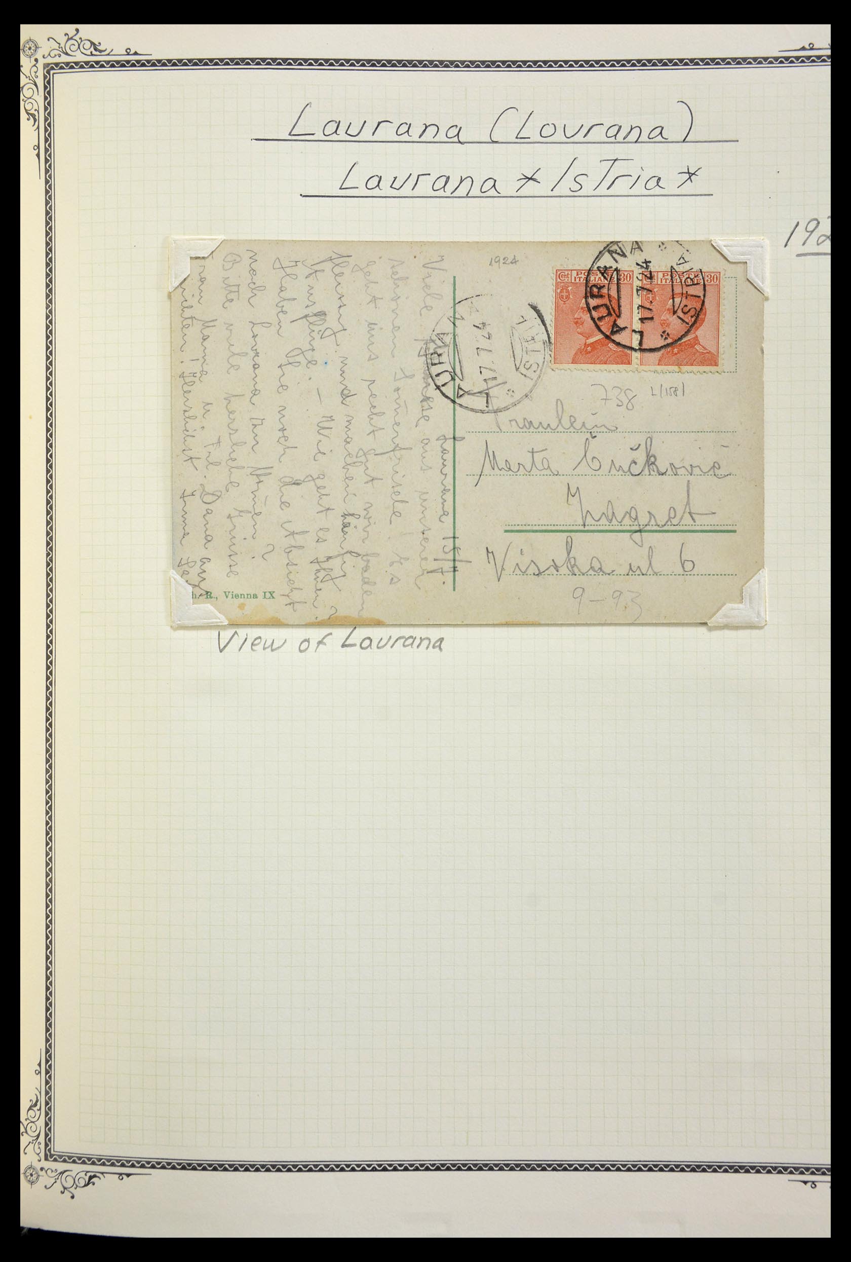 29293 804 - 29293 Italy cancellation collection 1870-1949.