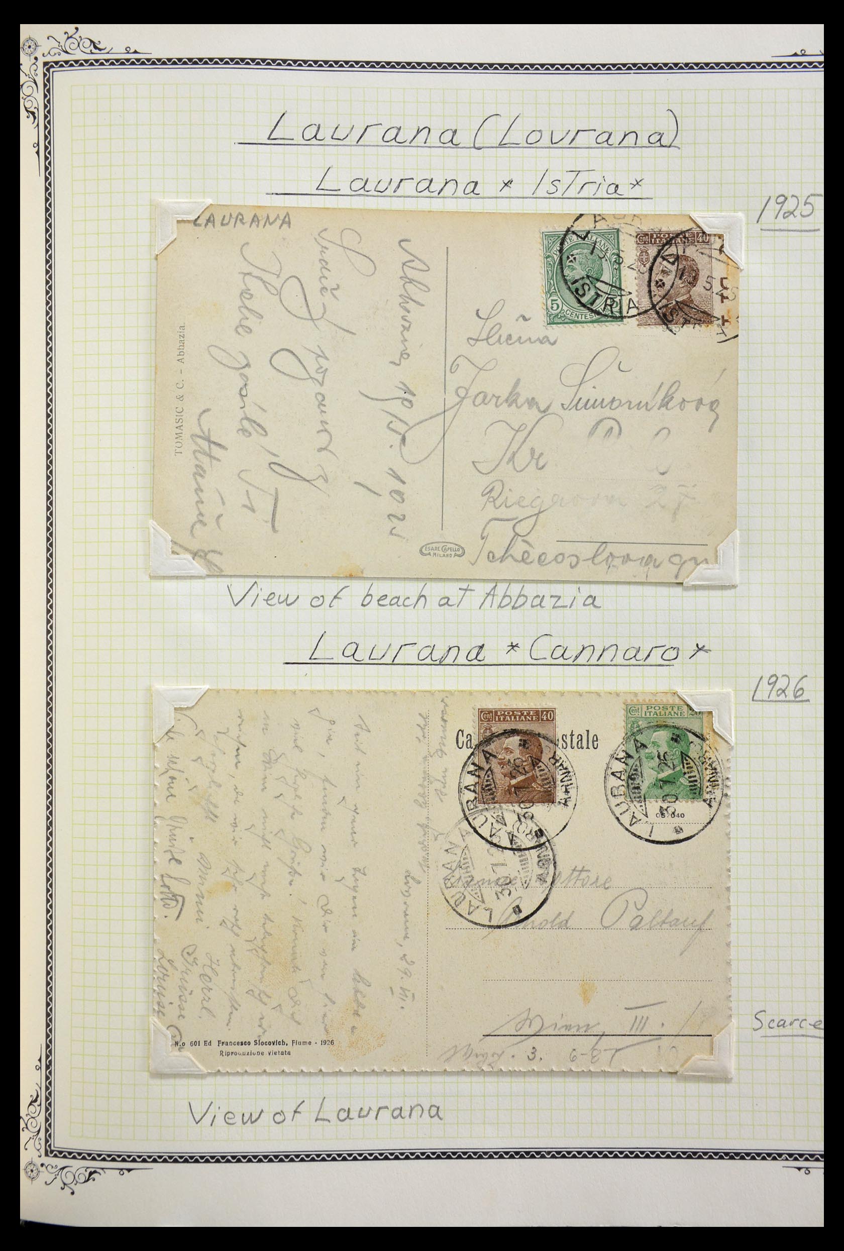 29293 808 - 29293 Italy cancellation collection 1870-1949.