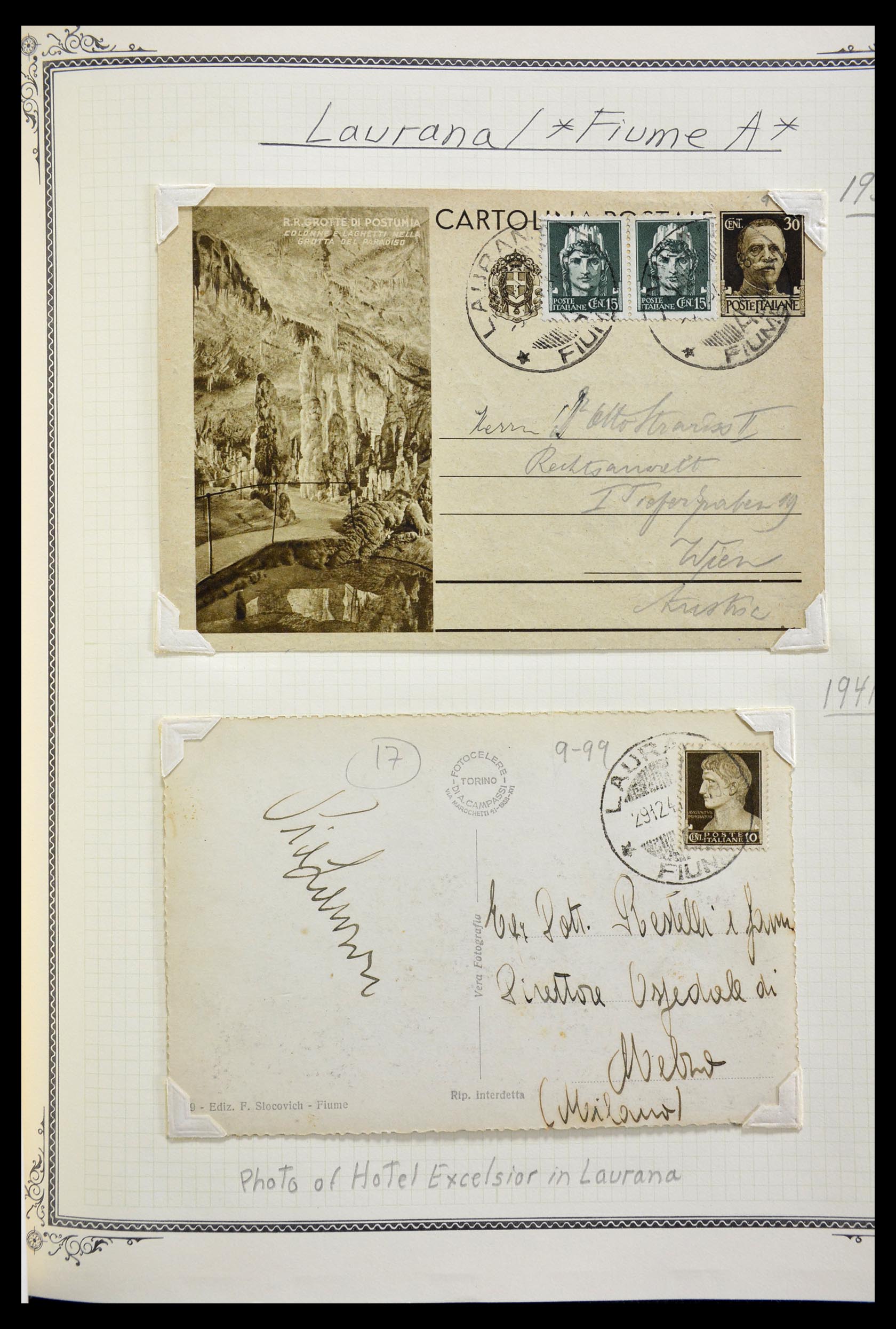 29293 813 - 29293 Italy cancellation collection 1870-1949.