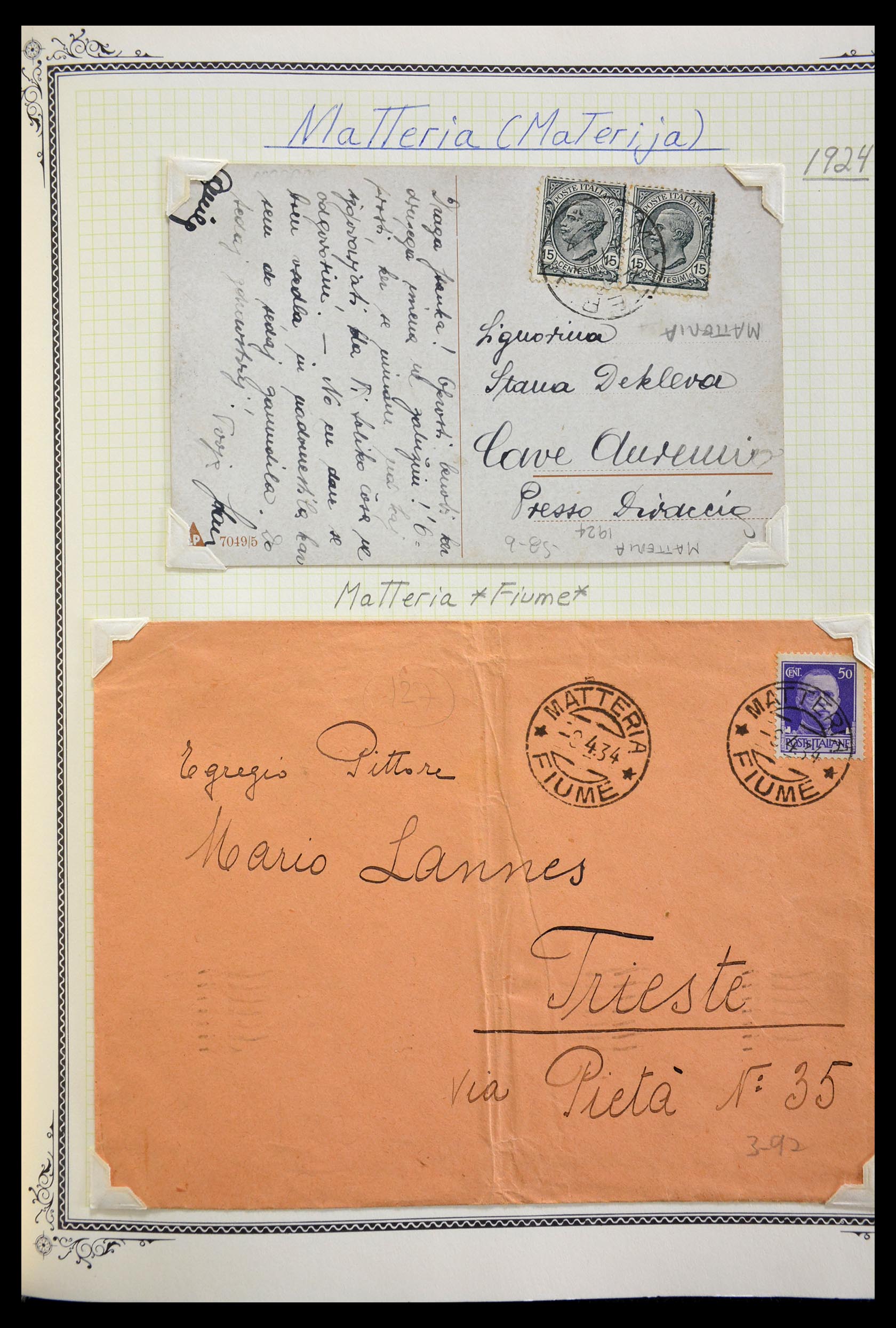 29293 814 - 29293 Italy cancellation collection 1870-1949.