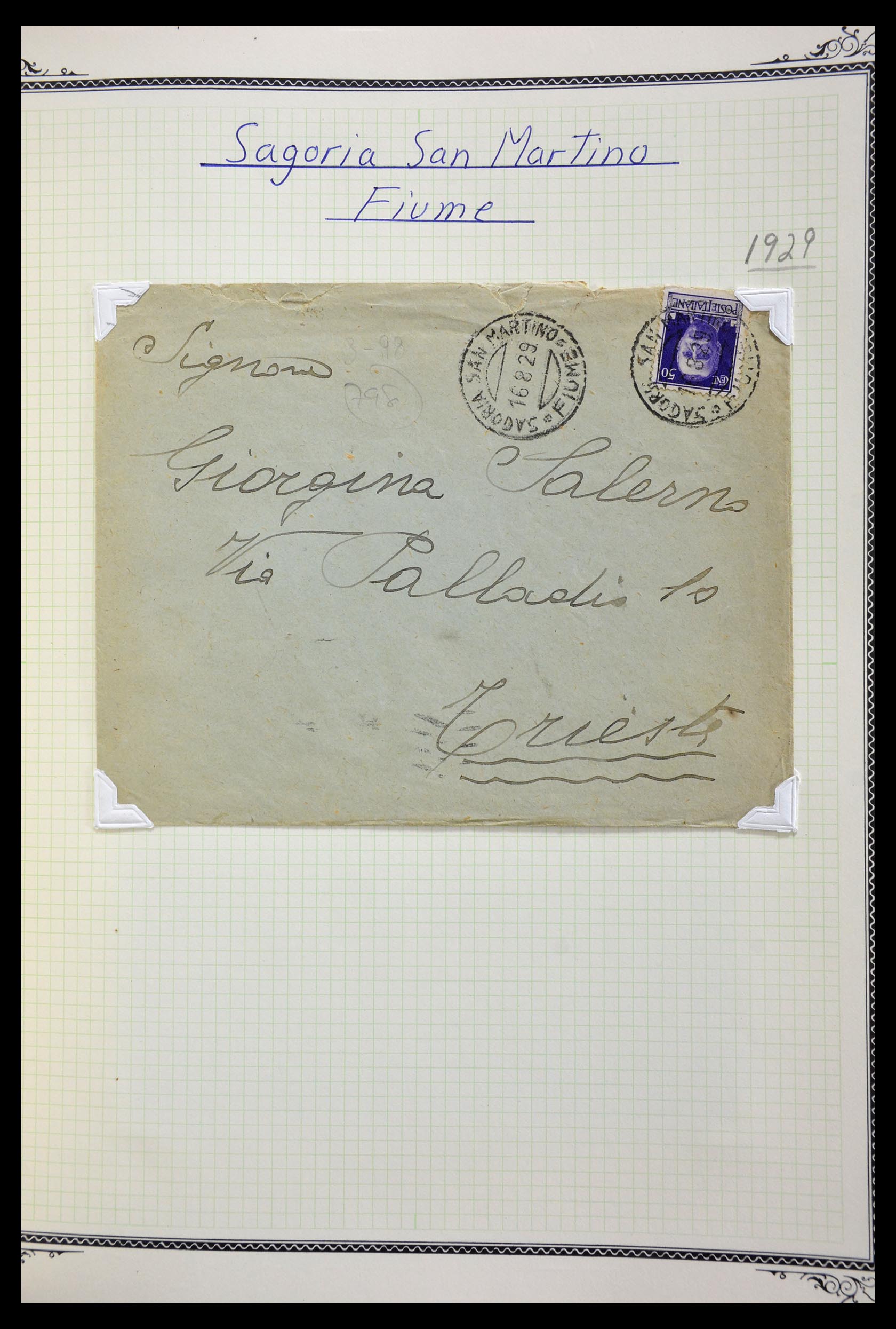 29293 819 - 29293 Italy cancellation collection 1870-1949.