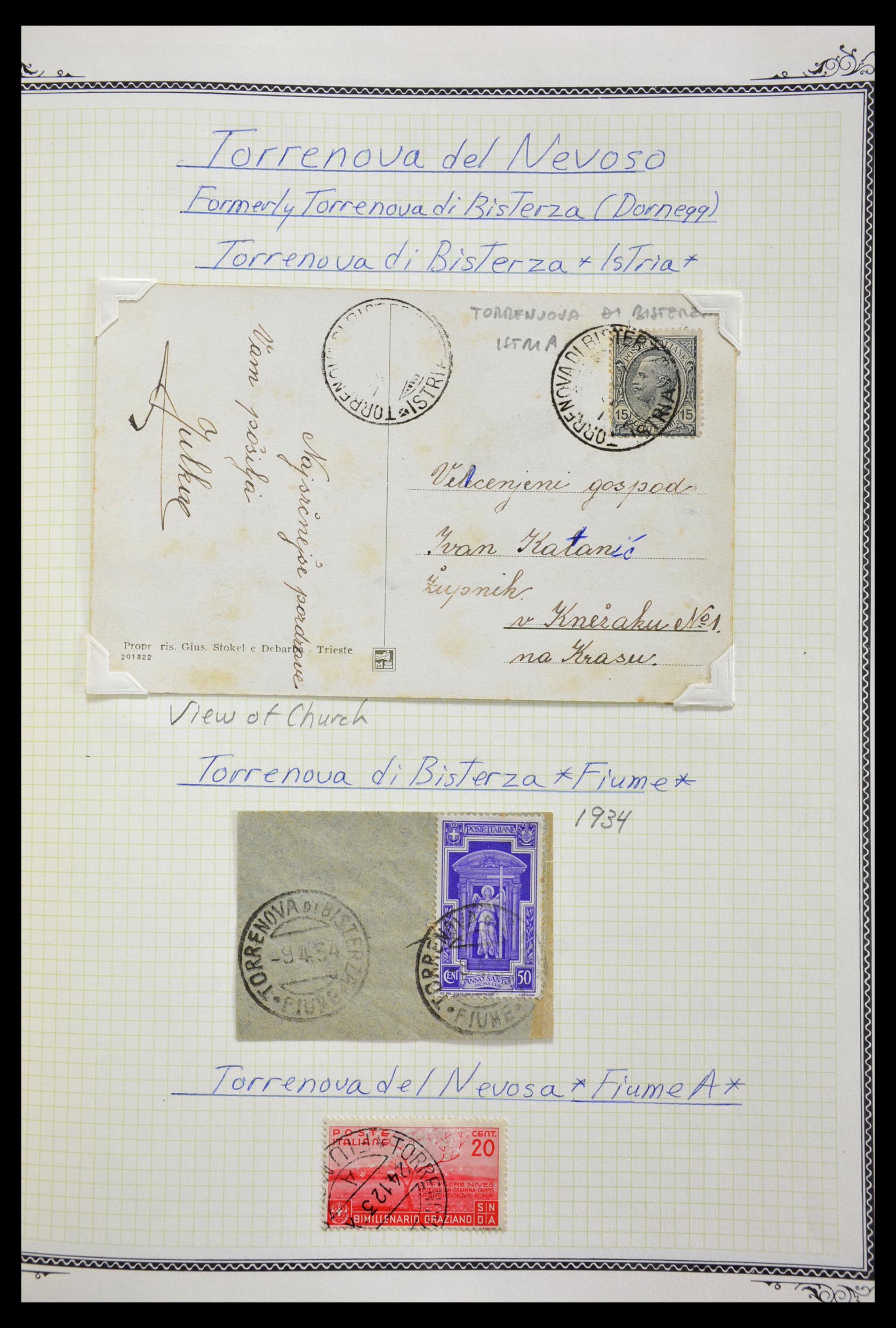 29293 824 - 29293 Italy cancellation collection 1870-1949.